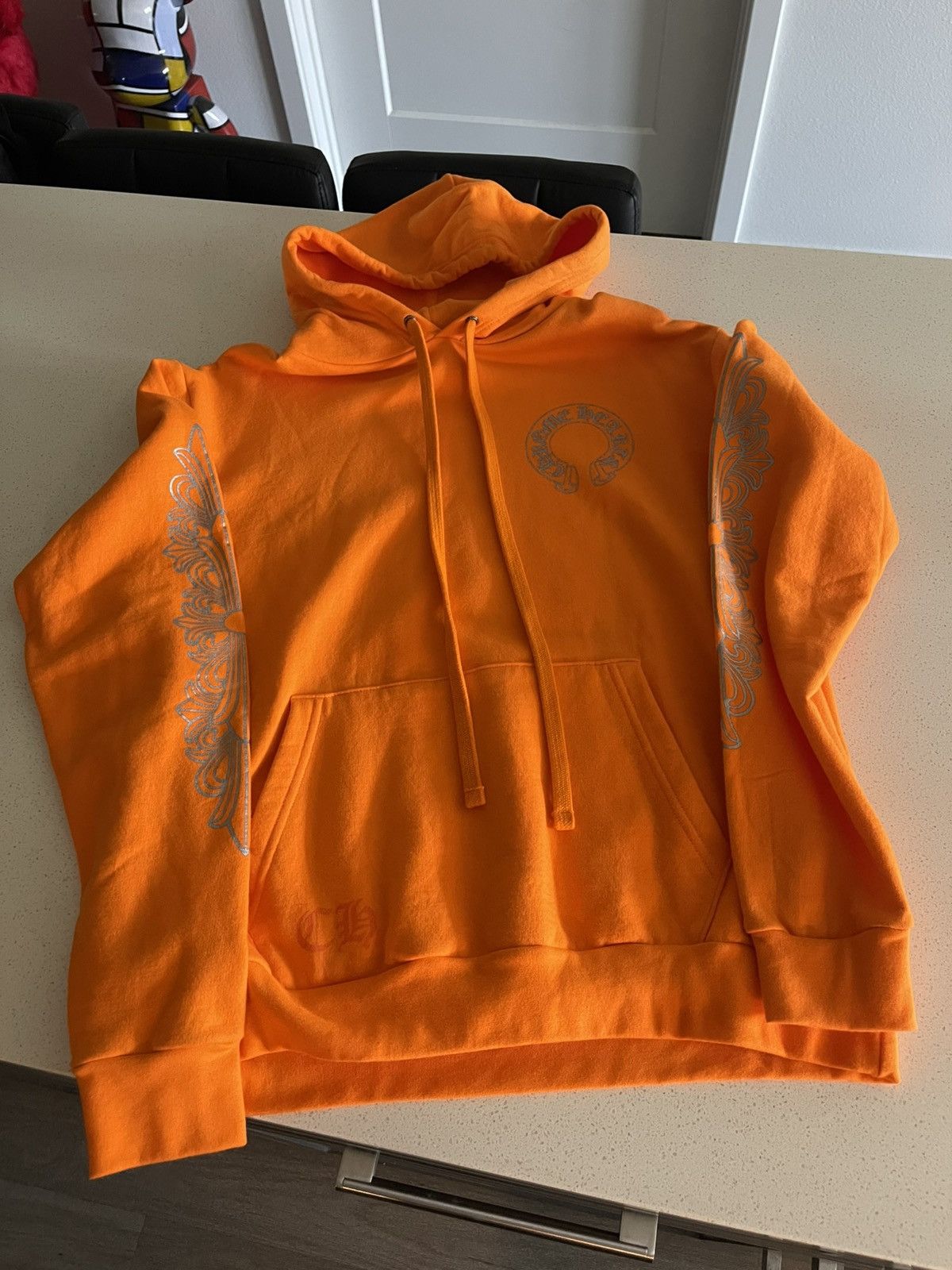 Chrome Hearts Chrome Hearts Horseshoe Floral Hoodie Size US M / EU 48-50 / 2 - 1 Thumbnail