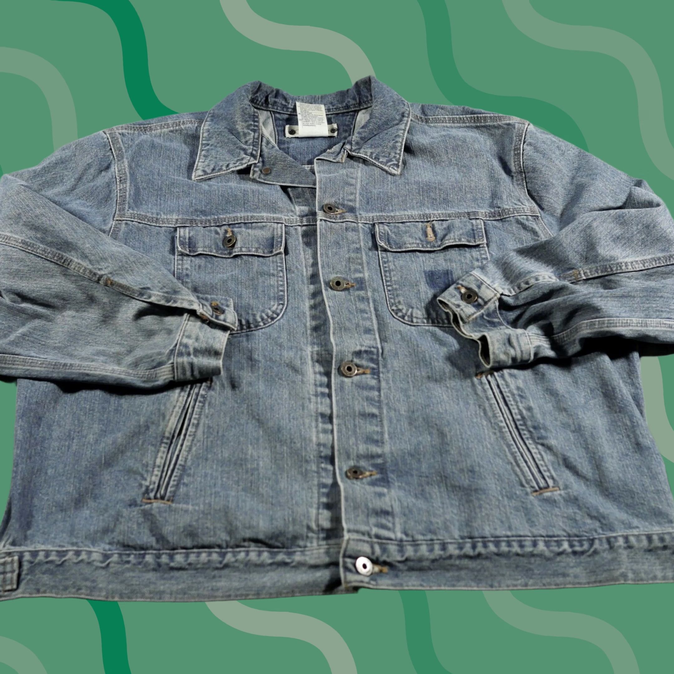 Carhartt VINTAGE Carhartt Jacket Mens 2XL Blue Denim Trucker Workwear Casual J186 Size US XXL / EU 58 / 5 - 1 Thumbnail