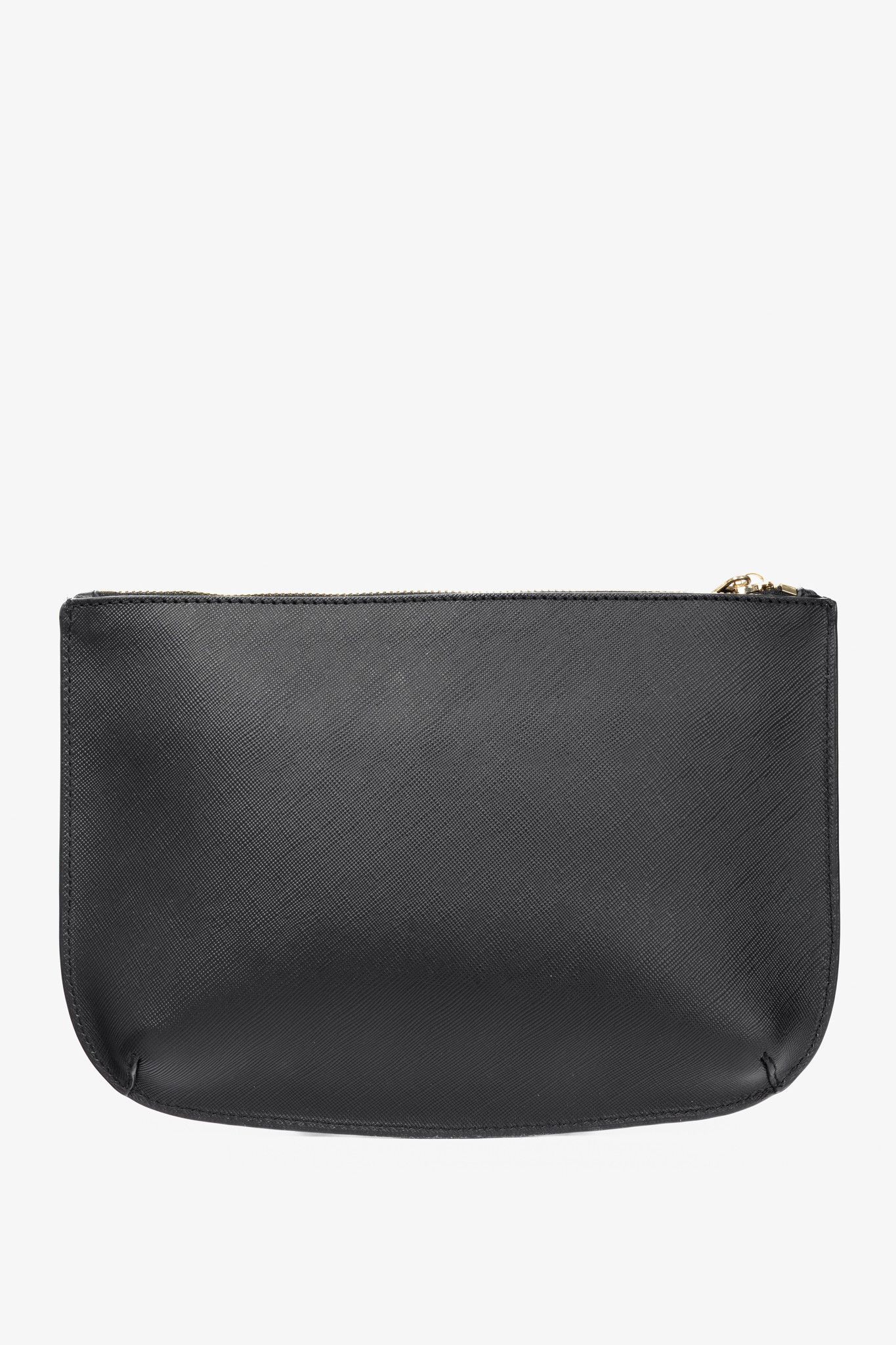 A.P.C. A.P.C. Sarah Black Saffiano Leather Clutch Size ONE SIZE - 4 Thumbnail