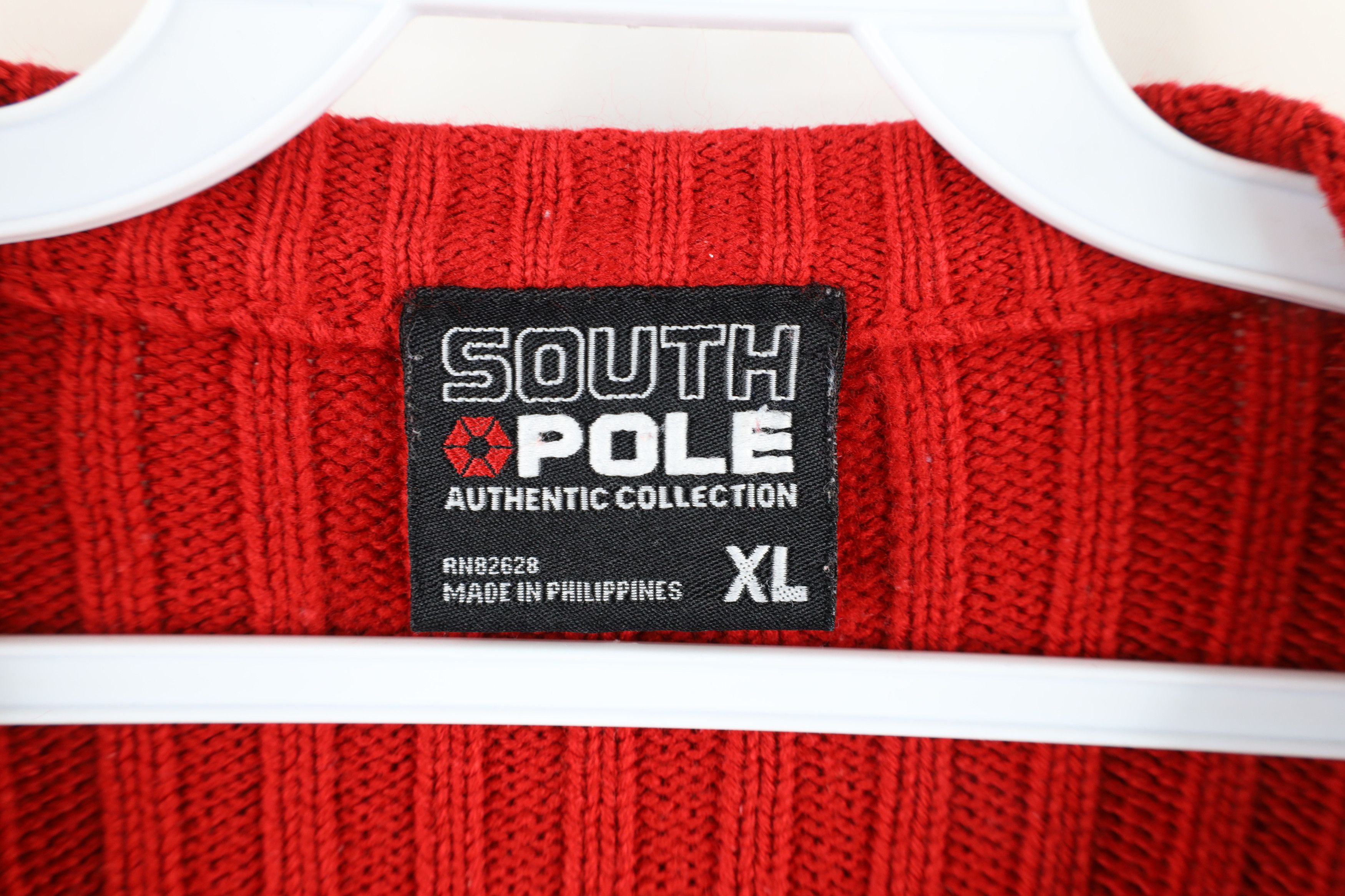 Southpole × Vintage Vintage 90s Southpole Baggy Fit Ribbed Knit Crewneck Sweater Size US XL / EU 56 / 4 - 6 Thumbnail