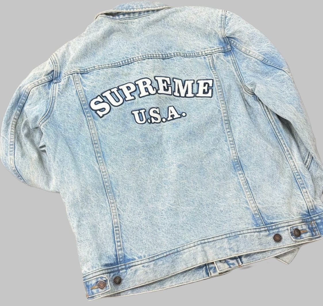 Supreme Ss16 Supreme Denim trucker jacket Size US M / EU 48-50 / 2 - 1 Thumbnail