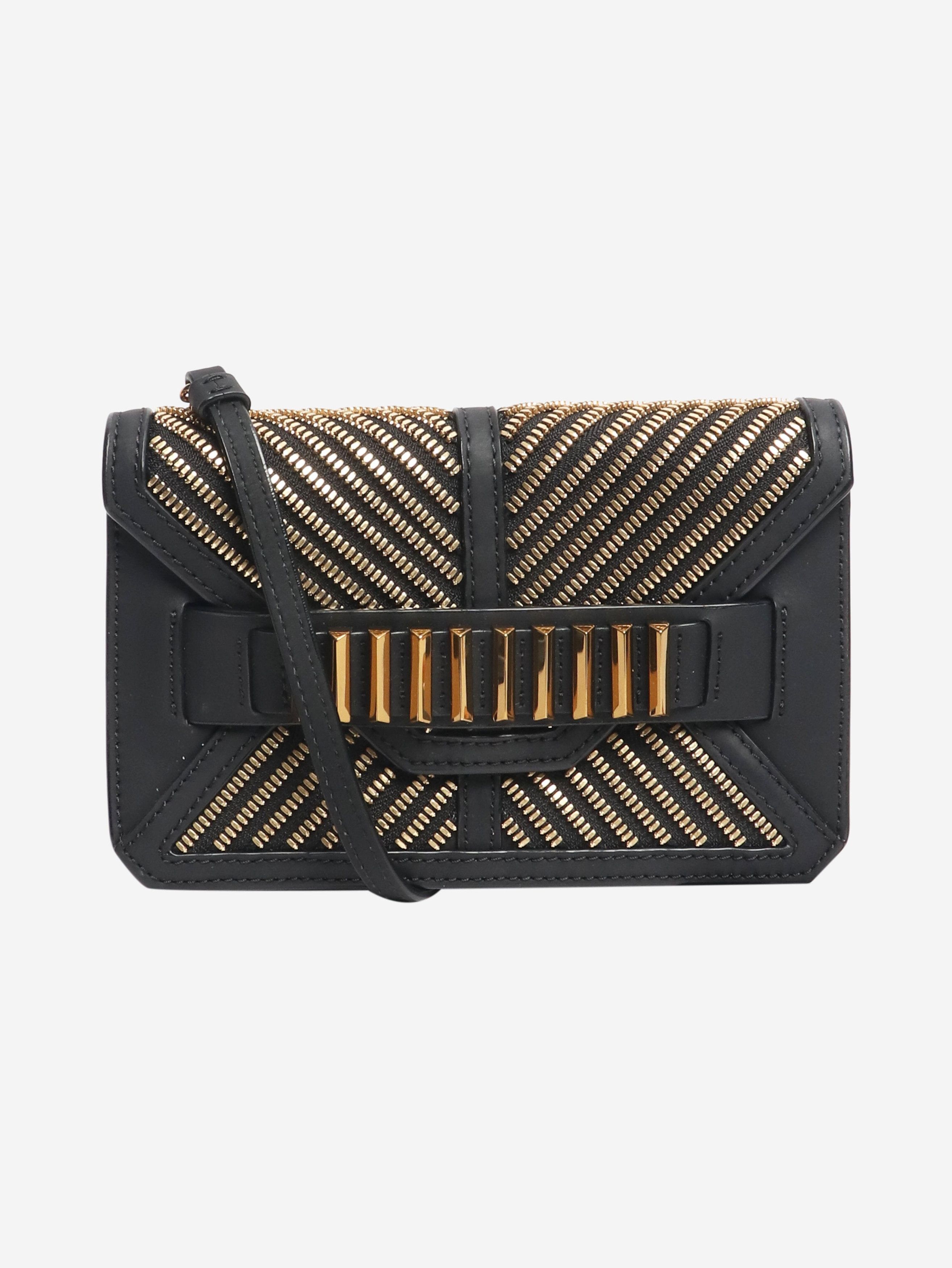 MCM Black zip detail cross-body bag Size ONE SIZE - 1 Thumbnail