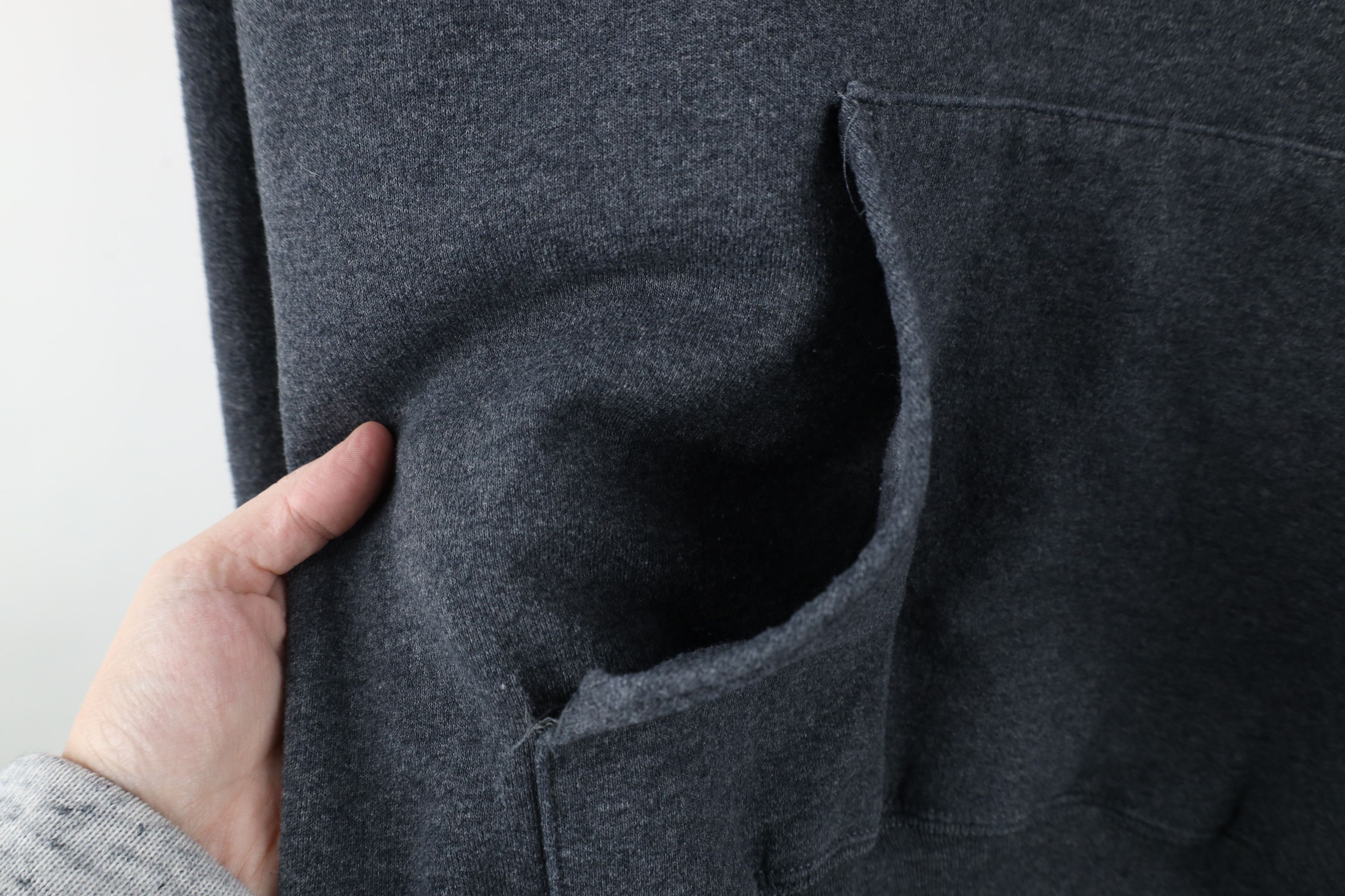 Vintage Vintage 90s Polaris Spell Out Hoodie Sweatshirt Dark Gray Size US L / EU 52-54 / 3 - 7 Thumbnail