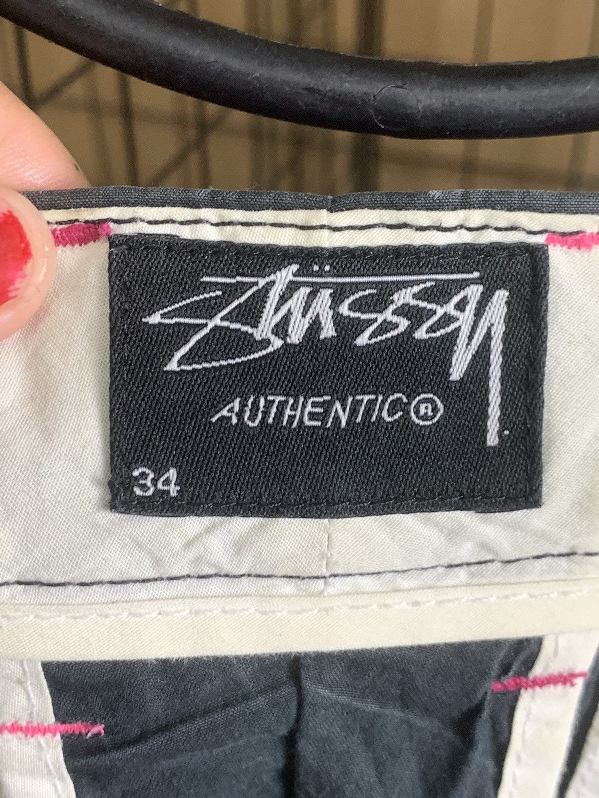 Stussy × Vintage Vintage Stussy short pants Size US 34 / EU 50 - 11 Thumbnail