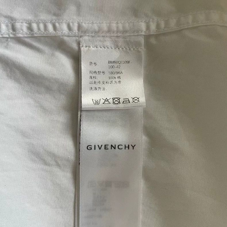 Givenchy Givenchy Givenchy Logo Loose Long Sleeve Shirt -2507 Size US M / EU 48-50 / 2 - 5 Thumbnail
