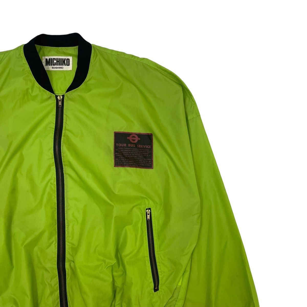Japanese Brand × Michiko Koshino London ⚡️Vintage 90s Michiko Koshino London Bomber Jacket Size US M / EU 48-50 / 2 - 6 Thumbnail