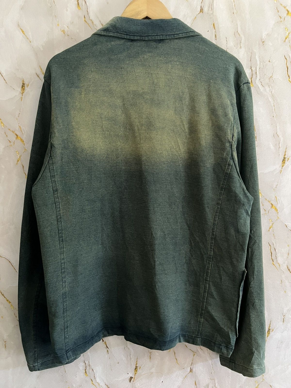 Japanese Brand Pale Fresco Denim Jacket – Classic Vintage Style Size US L / EU 52-54 / 3 - 2 Thumbnail