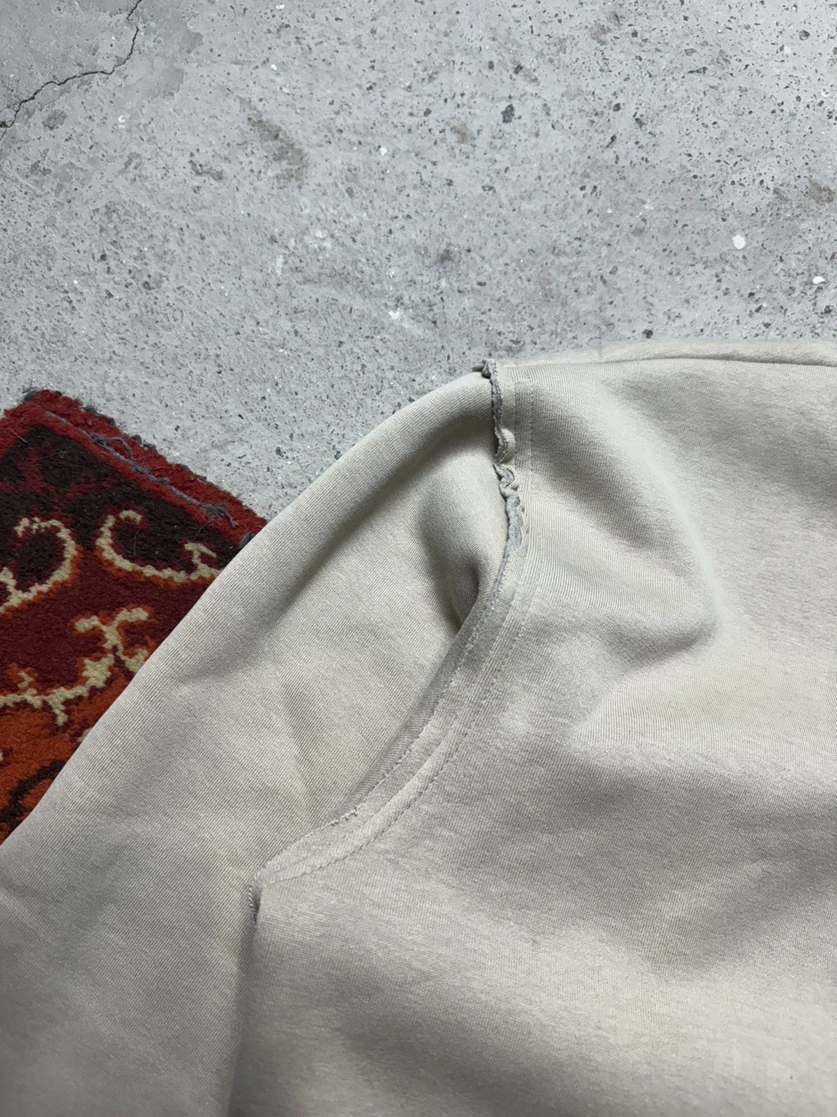Japanese Brand × Vintage Vintage Y2K Devergo Patchwork Faded Avantgarde Zip Up Hoodie Size US XL / EU 56 / 4 - 8 Thumbnail