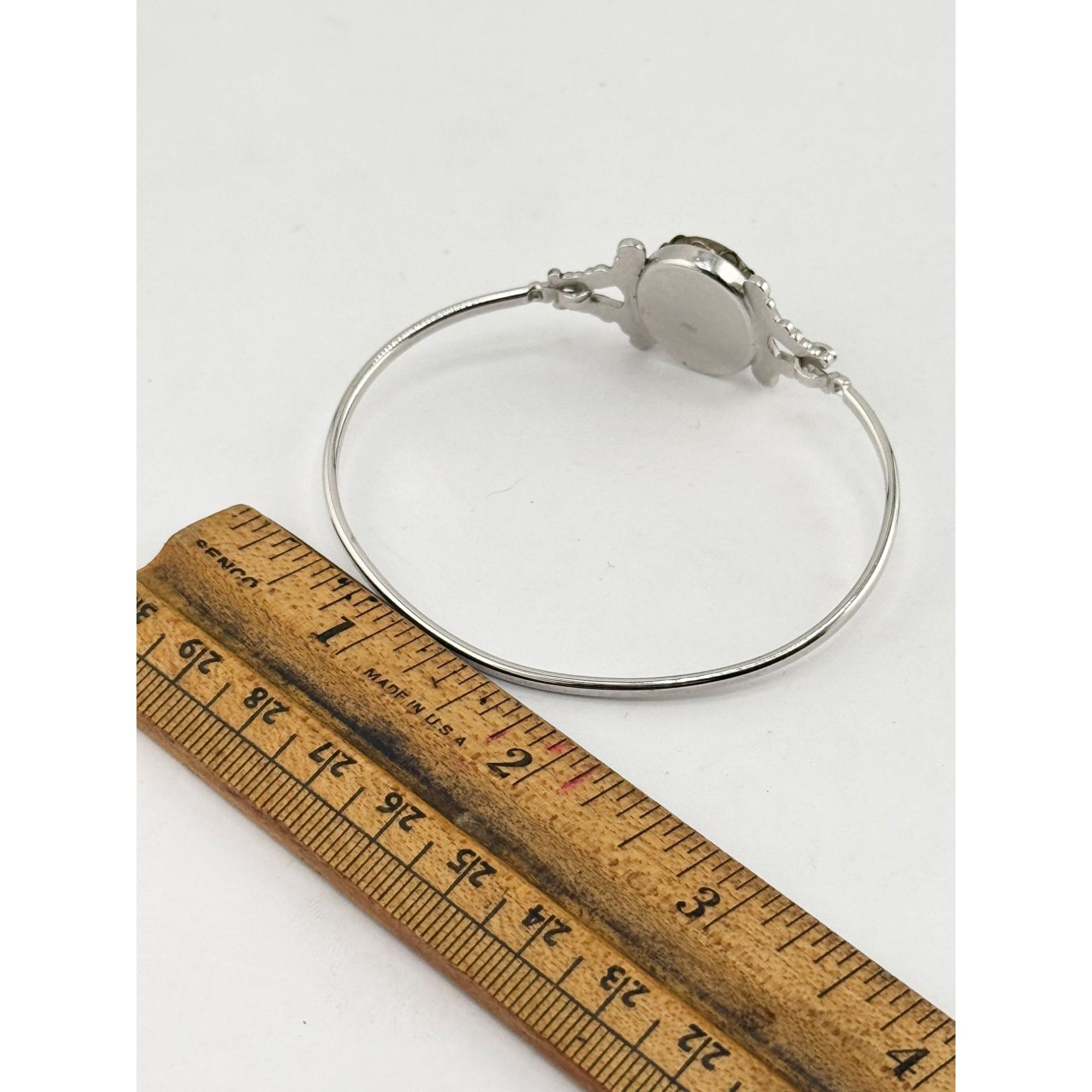 Vintage Vintage Asian reverse bubble glass cuff bangle bracelet Size ONE SIZE - 5 Thumbnail