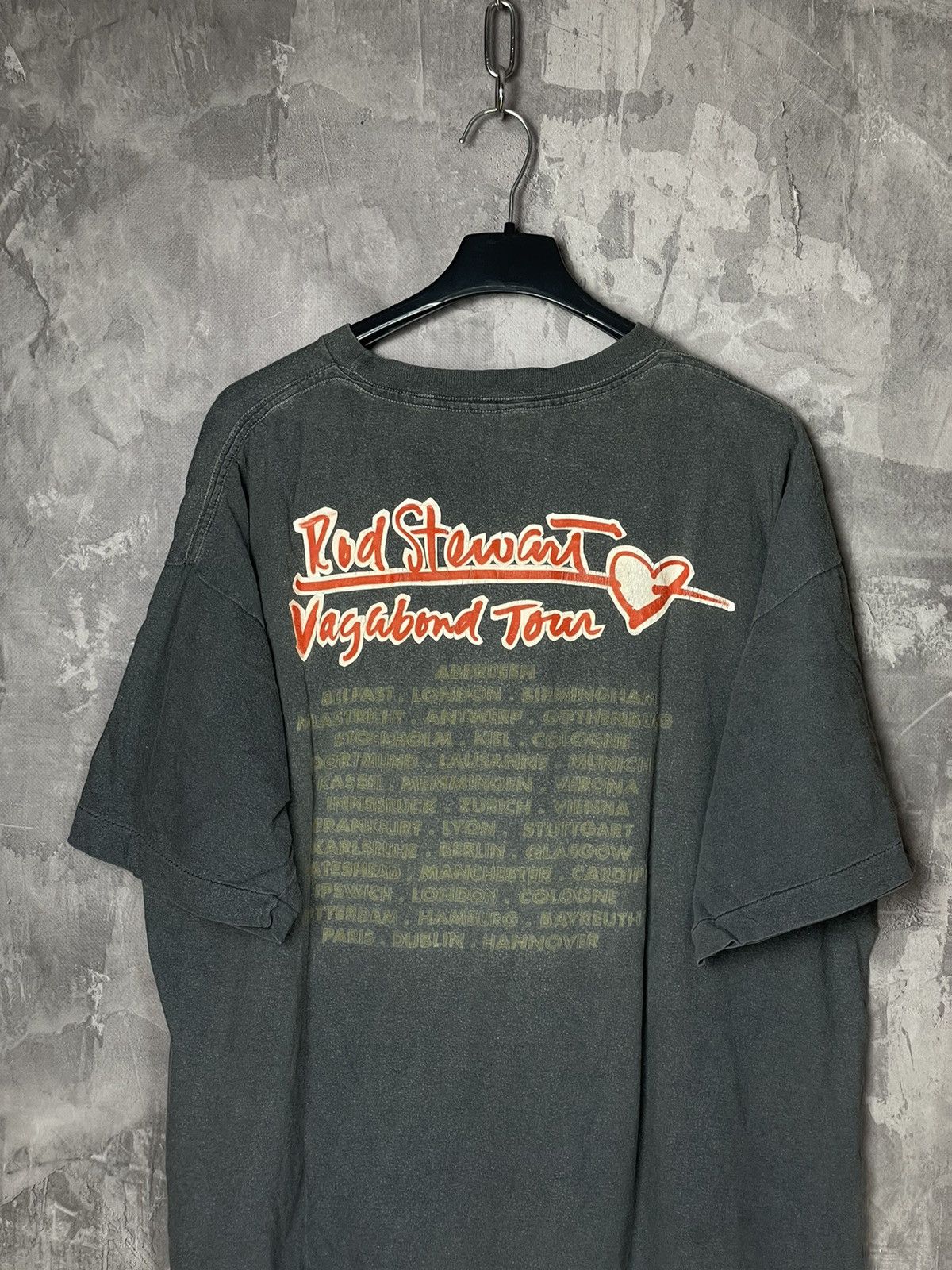 Band Tees × Vintage Vintage 90s Rod Stewart Tour Oversize T-shirt Size US L / EU 52-54 / 3 - 10 Thumbnail