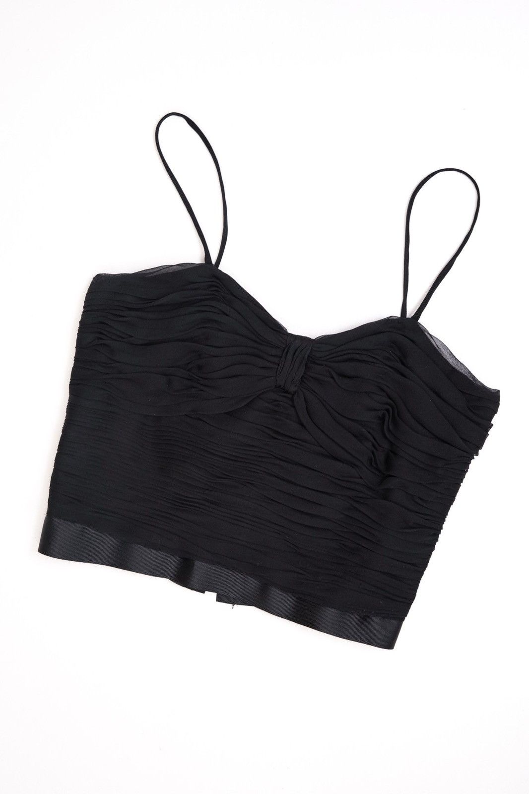 Chanel Chanel 1997 Black Ruched Tank Top Size S / US 4 / IT 40 - 7 Thumbnail