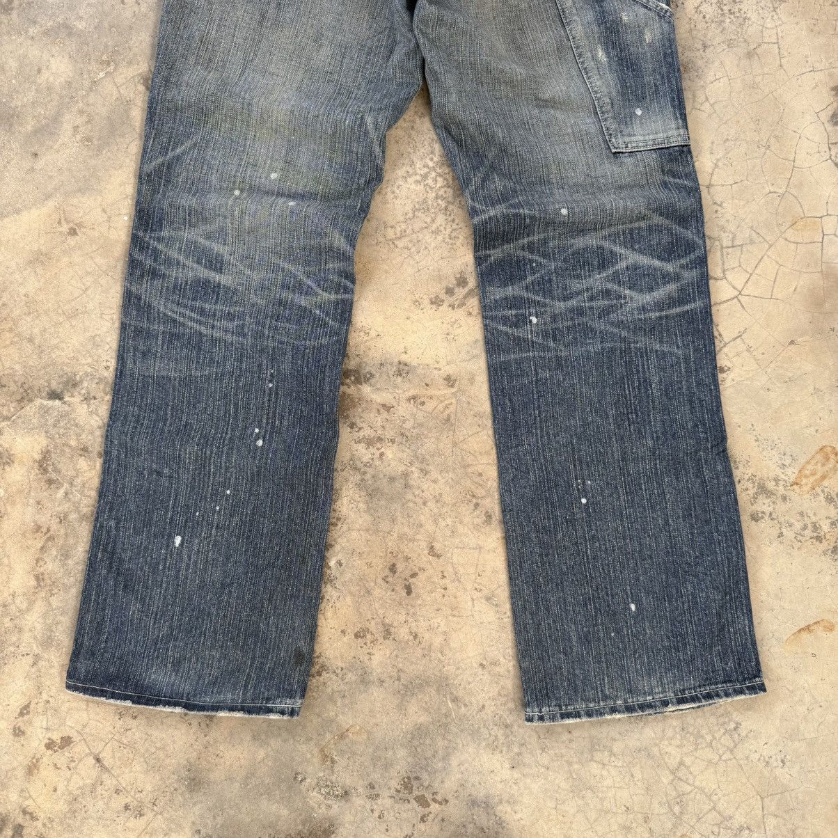 Edwin VINTAGE EDWIN BLUE TRIP FADED JEAN DENIM PANTS Size US 35 - 9 Thumbnail