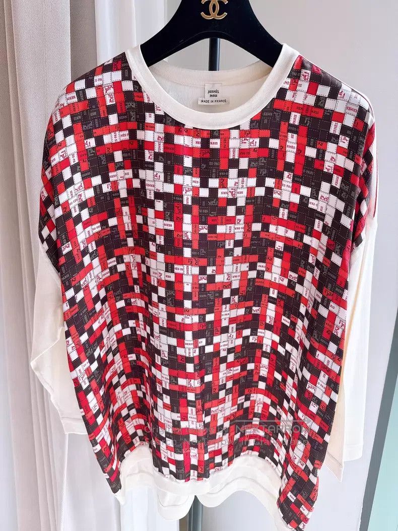 Hermes Hermes Silk Paneling Top Size XXS / US 00 / IT 34 - 1 Thumbnail