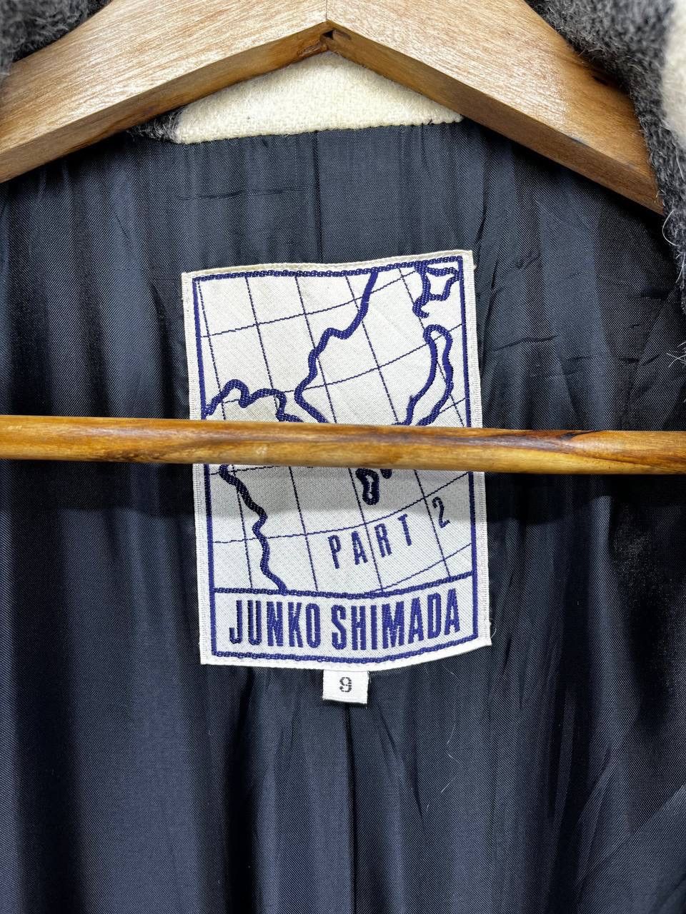 Junko Shimada Junko Shimada Japanese Designer Shadow Plaid Wool Jacket Size US M / EU 48-50 / 2 - 7 Thumbnail