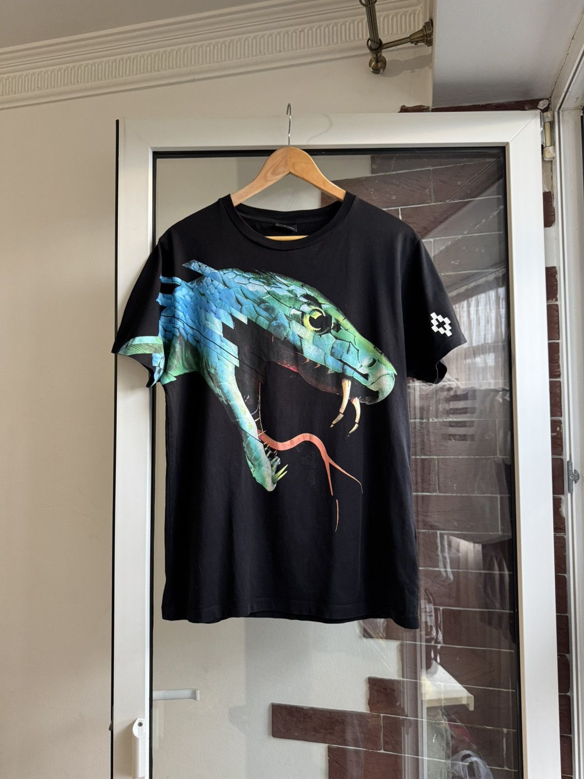 Marcelo Burlon Rare Marcelo Burlon Snake Logo shirt Size US M / EU 48-50 / 2 - 1 Thumbnail