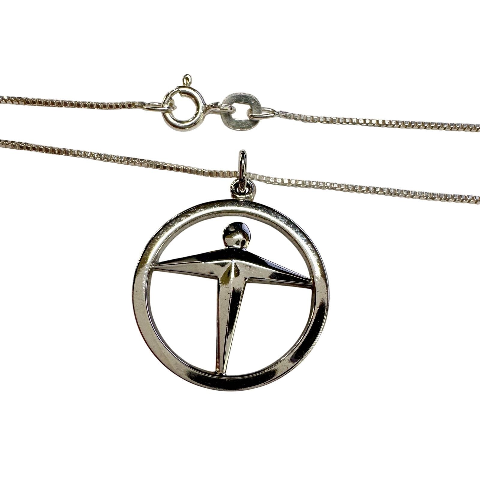 Tiffany & Co. Man Power / Unity Pendant w 16