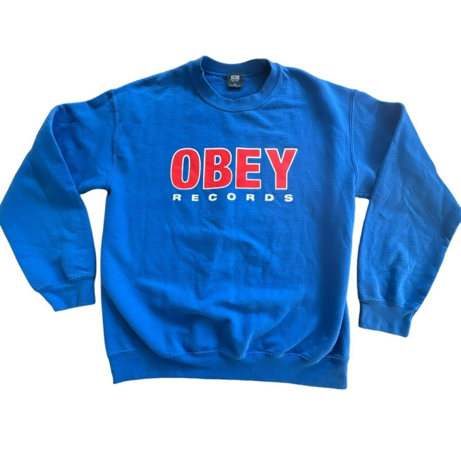 Obey blue sweatshirt best sale