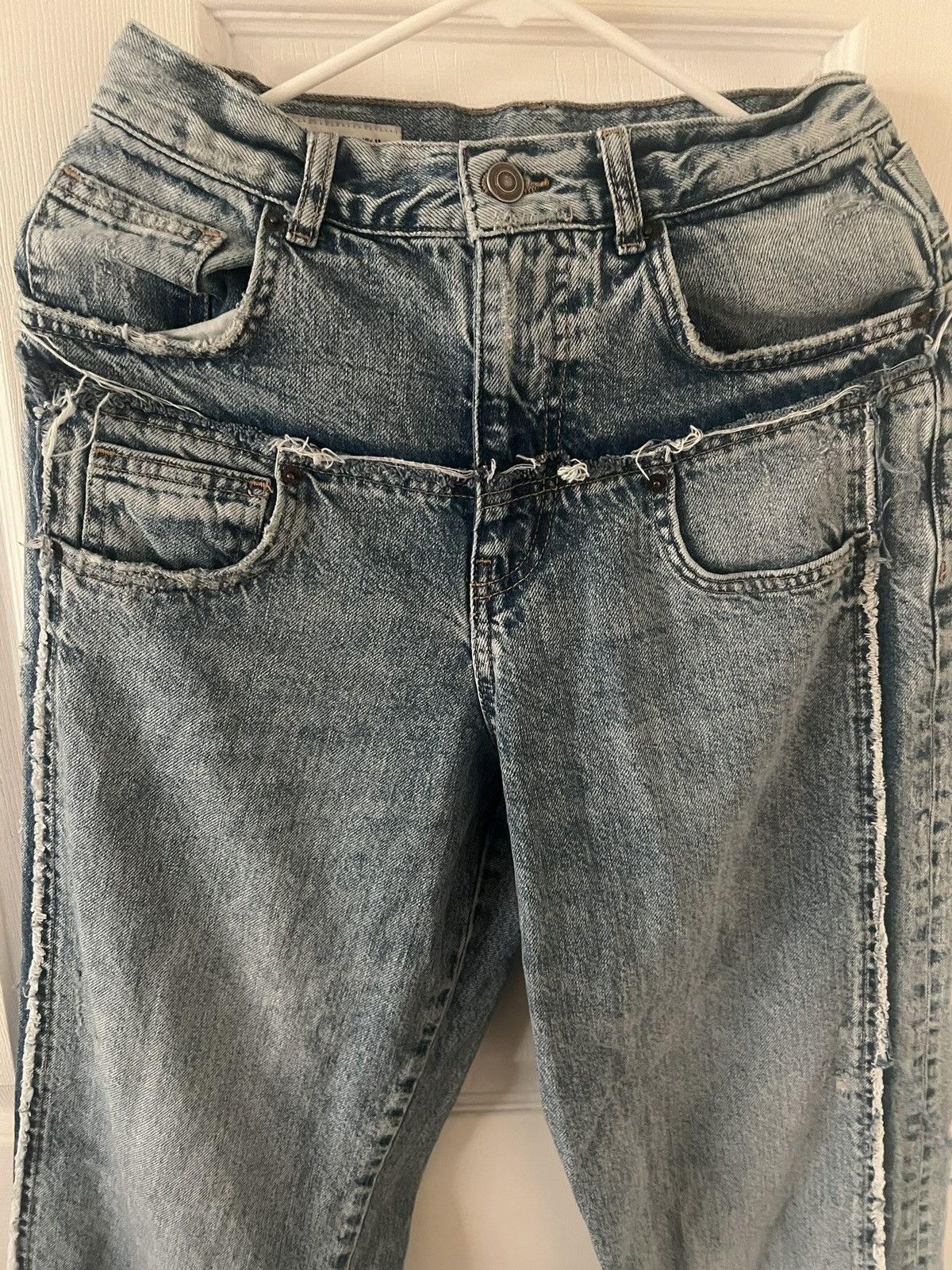 Zara Double Waited Baggy Jeans Size US 28 / EU 44 - 3 Thumbnail
