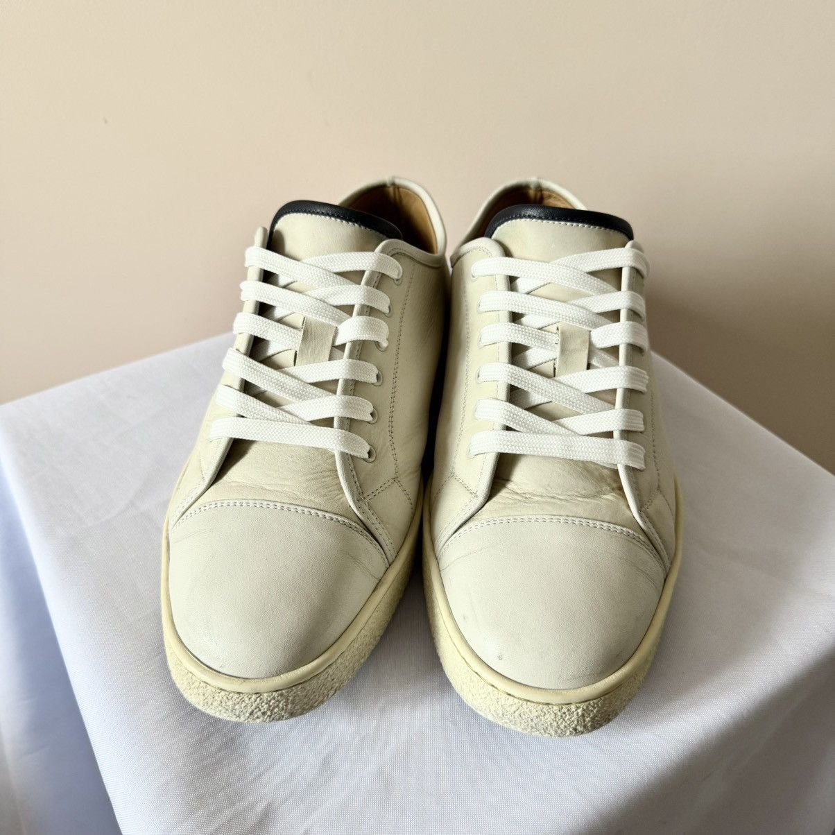 John Lobb John Lobb Levah Chalk Low Leather Sneakers Shoes Size US 8.5 / EU 41-42 - 3 Thumbnail