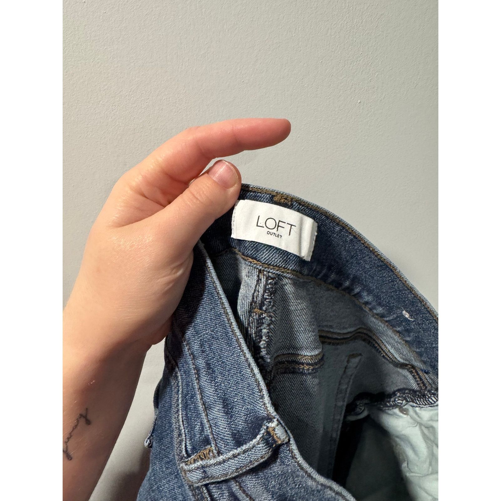 Loft Loft Skinny Ankle Jeans Size 4 Size 27" / US 4 / IT 40 - 4 Thumbnail