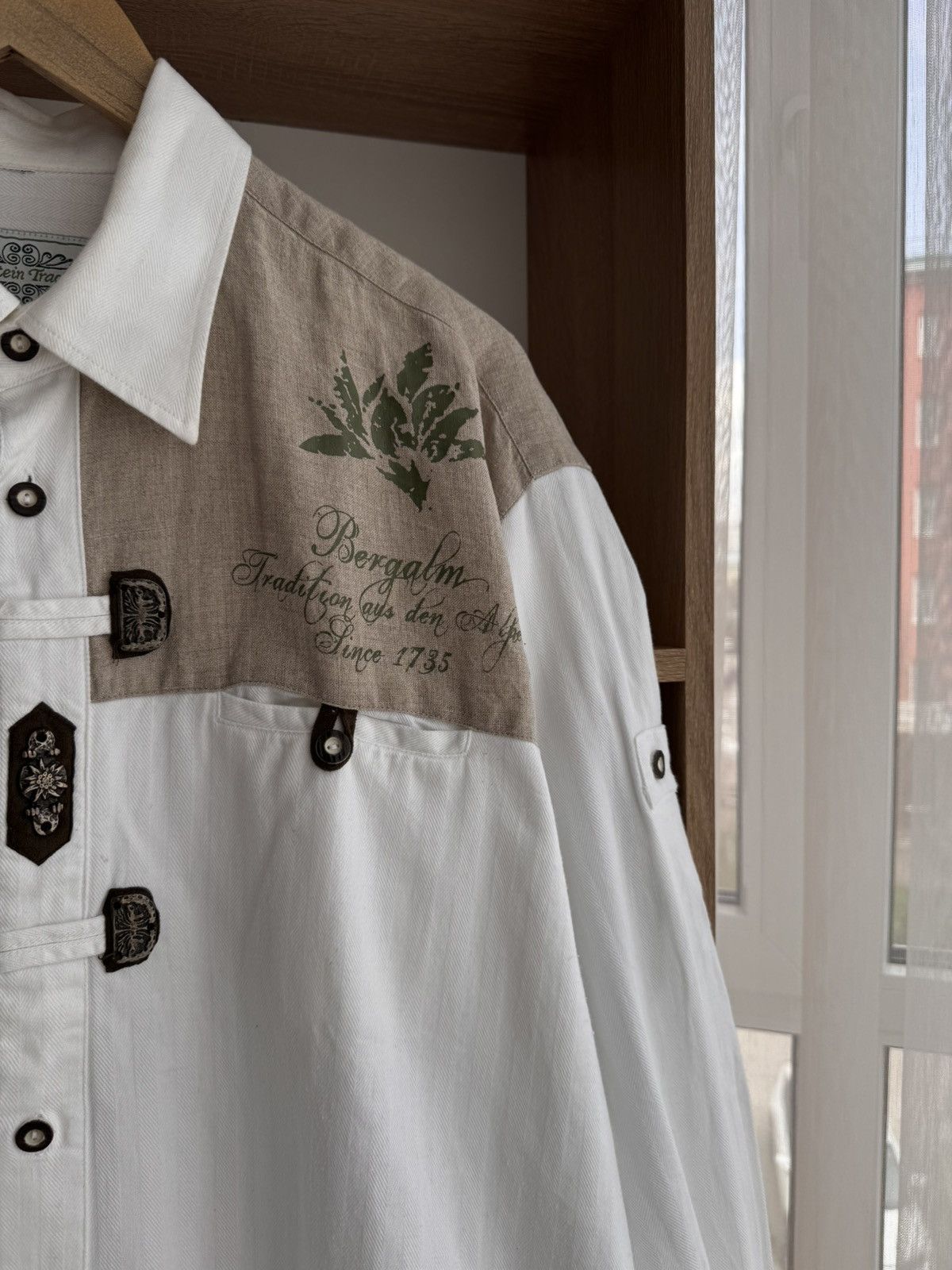 Designer × Vintage Vintage Nockstein Trachten Allen Germany Traditional Shirt Size US XL / EU 56 / 4 - 8 Thumbnail