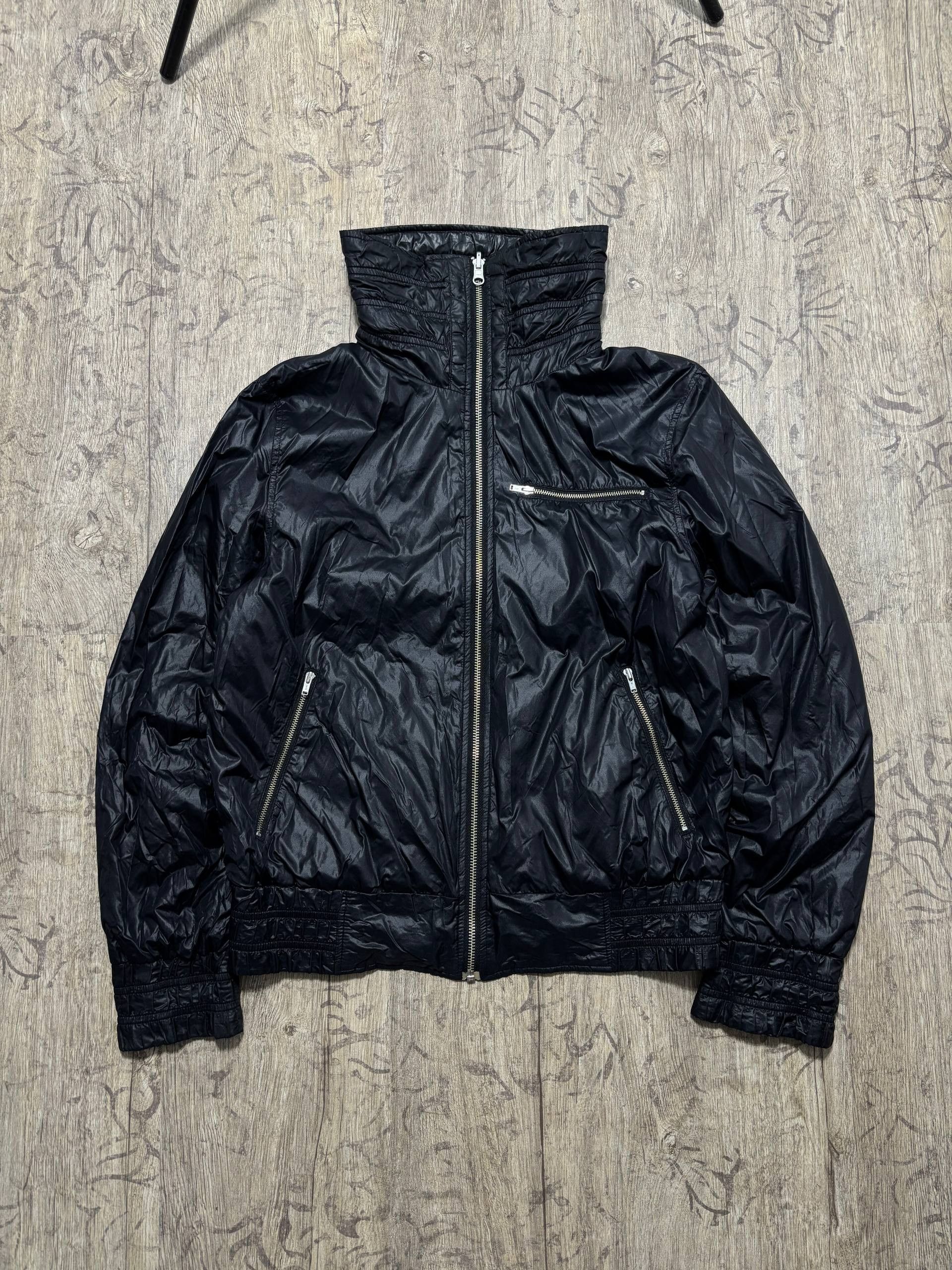 Japanese Brand CAP-C Utility Black Shiny Nylon Cropped Puffer Jacket M Size US S / EU 44-46 / 1 - 1 Thumbnail