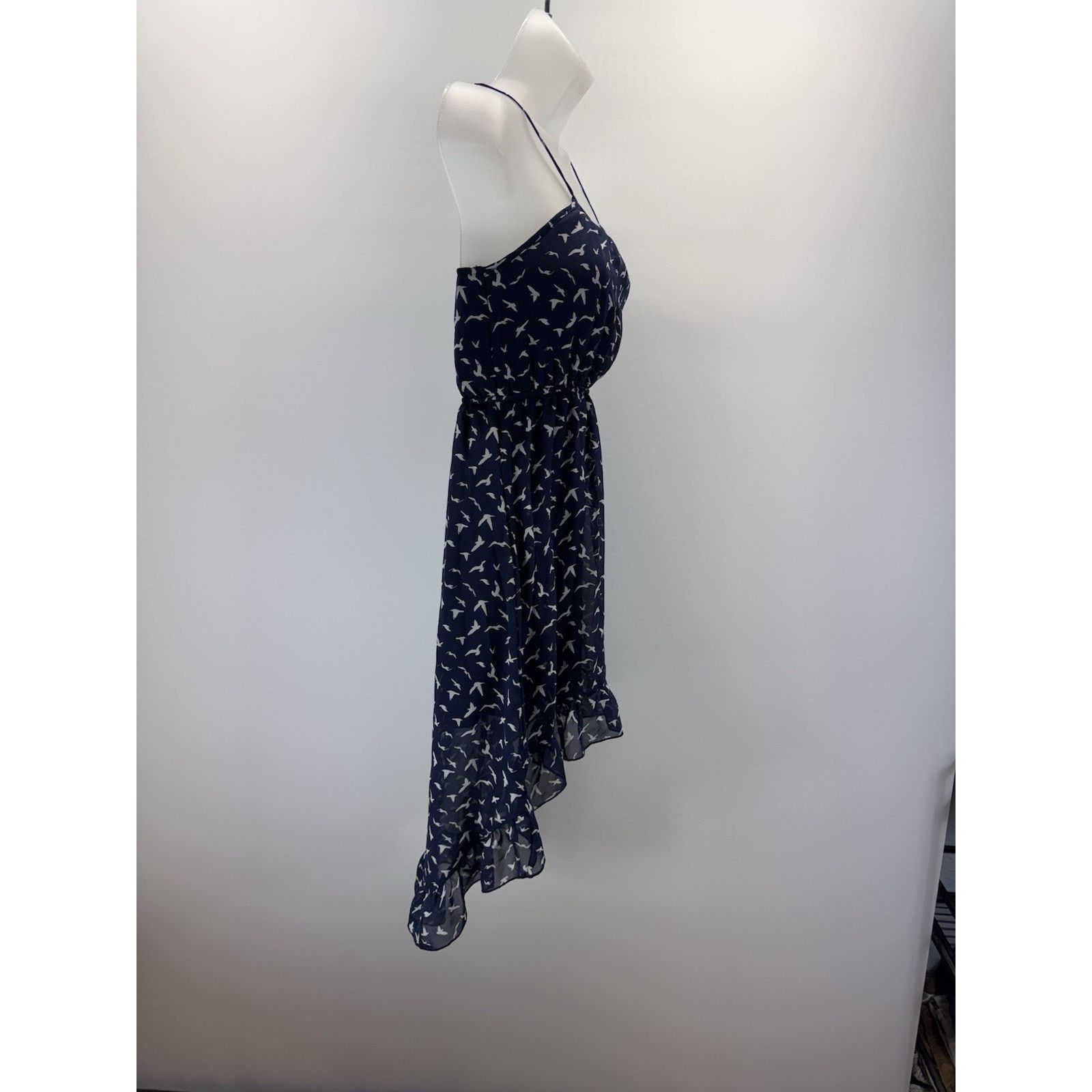 Other Fire Los Angeles Dress Women's Small Navy Blue Birds Size S / US 4 / IT 40 - 3 Thumbnail
