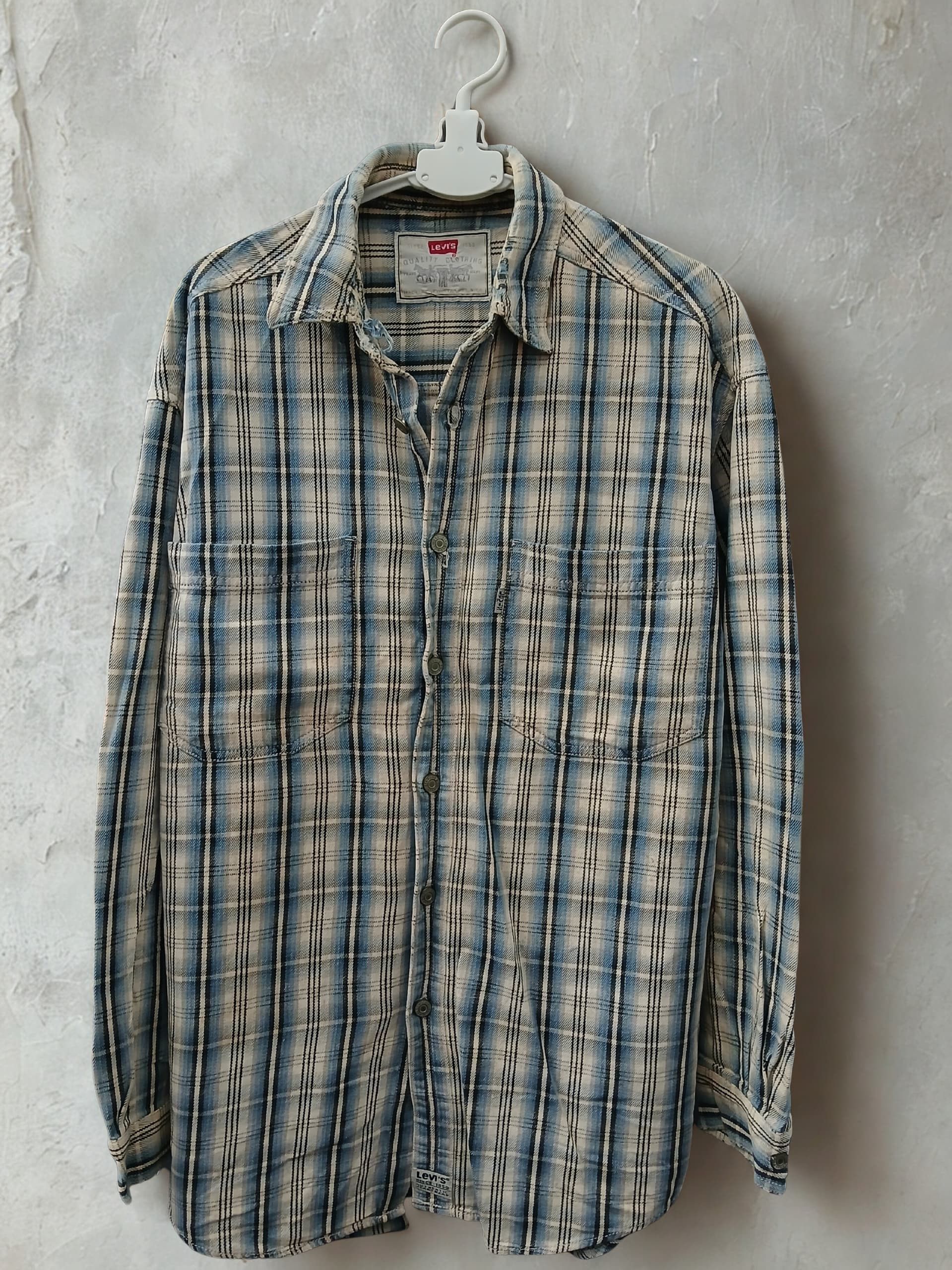 Levi's Vintage Clothing Vintage Levis Plaid Shirt Long Sleeve Full Button Up Size US XL / EU 56 / 4 - 1 Thumbnail