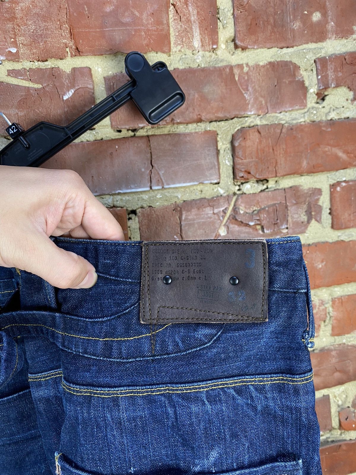 G-Star G-Star Raw Lumber Original Handcrafted Selvedge Denim Jeans Size US 36 / EU 52 - 20 Thumbnail