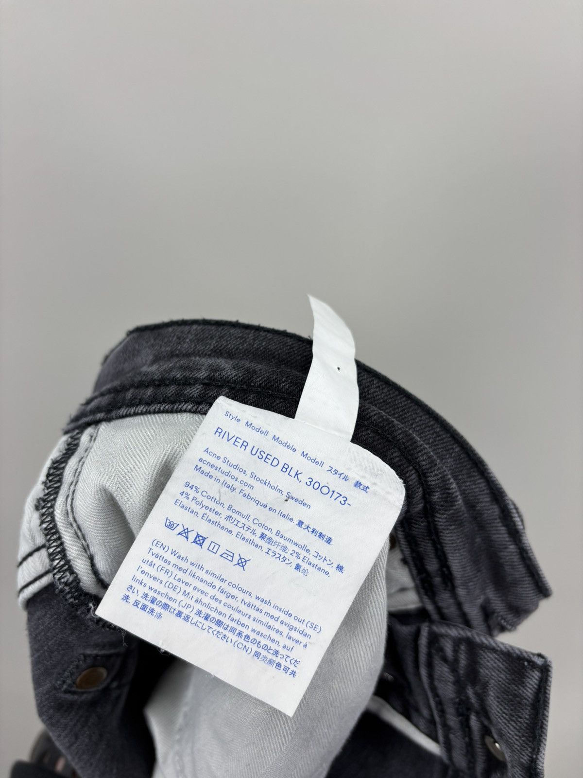Acne Studios × Designer Womens jeans Acne Studios Size 28 Color Gray Size 24" / US 00 / IT 34 - 11 Thumbnail