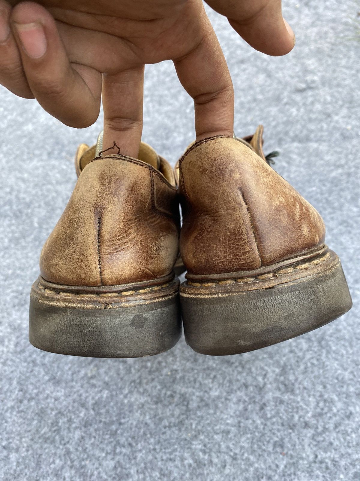 Paraboot Paraboot avignon norwegian split toe brown derby leather Size US 10 / EU 43 - 6 Thumbnail