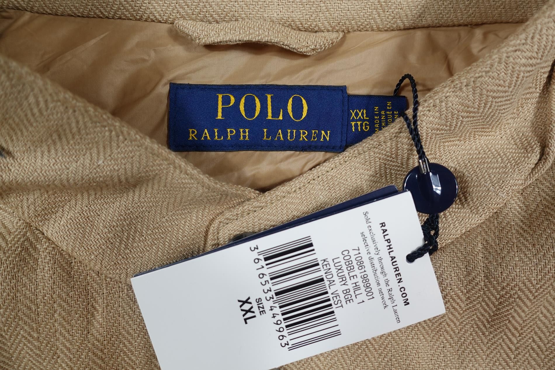 Polo Ralph Lauren Polo Ralph Lauren Vest Jacket Herringbone Kendal NWT XXL Size US XXL / EU 58 / 5 - 3 Thumbnail