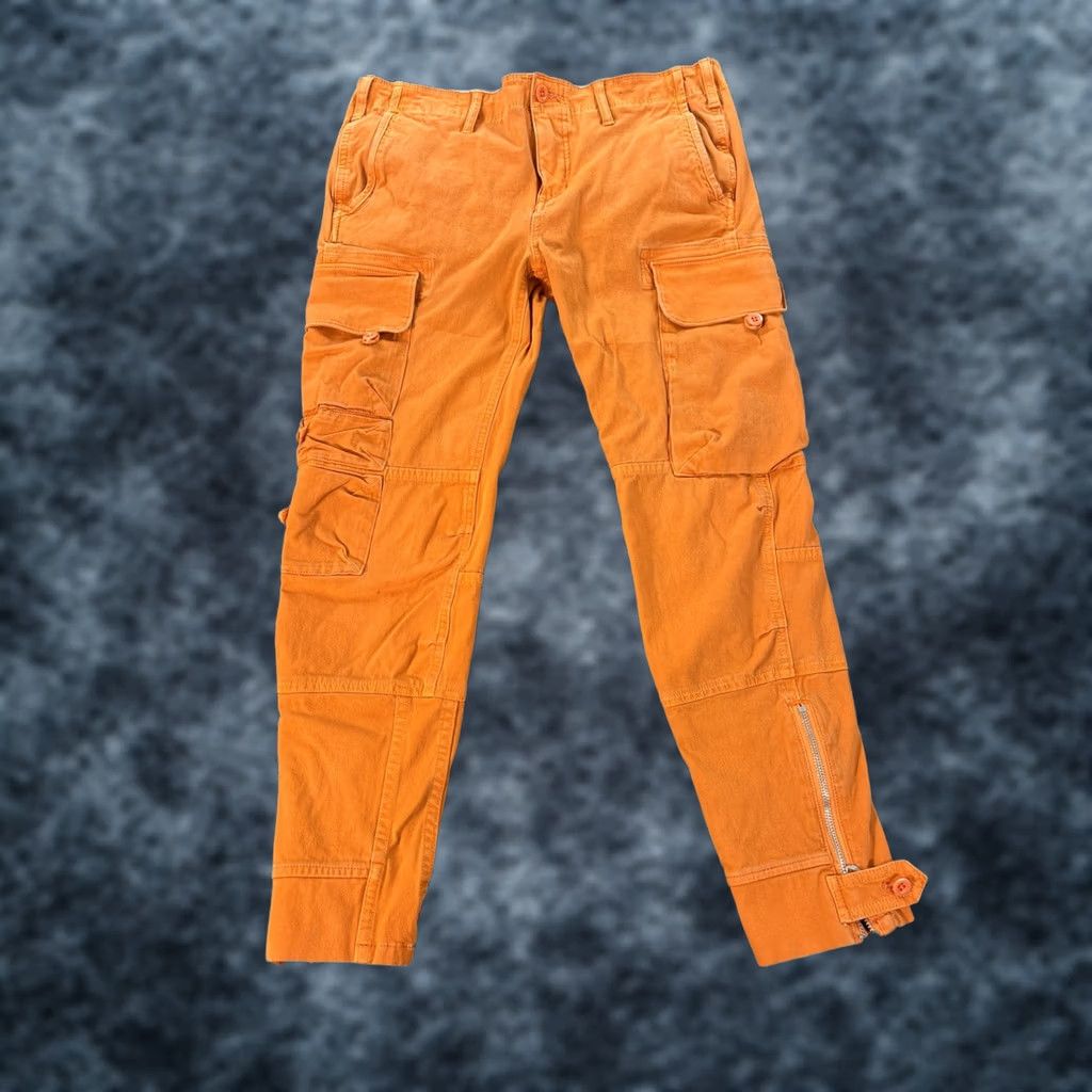 Ralph Lauren VINTAGE Ralph Lauren Pants Womens 32x26 Orange Military Cargo Utility Y2K Women Pants Orange Cargo Utility 90s Mens Womens? Size 24" / US 00 / IT 34 - 1 Thumbnail