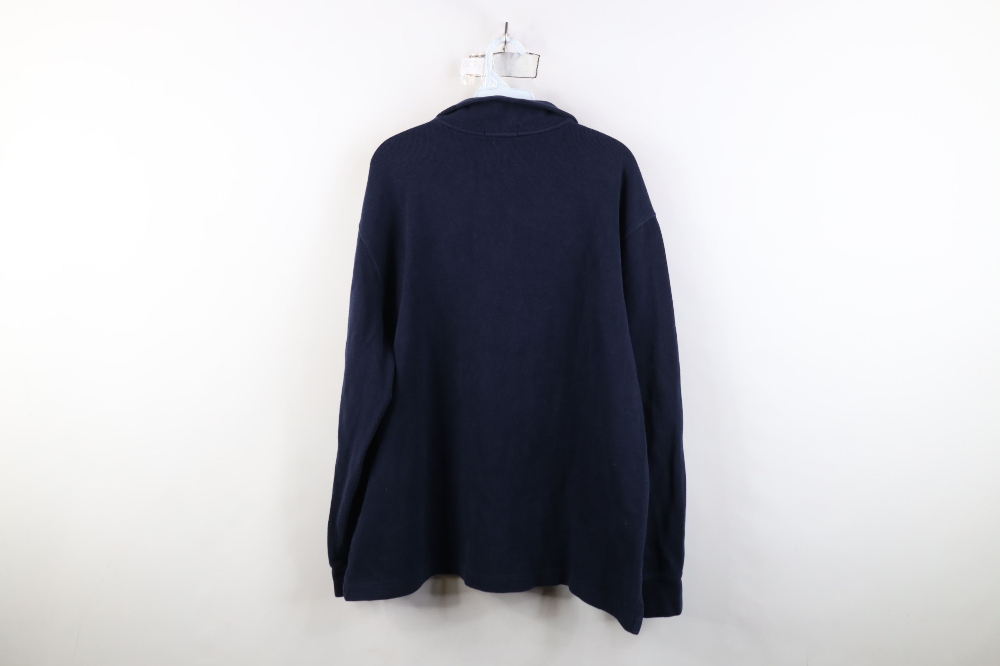 Ralph Lauren Vintage Ralph Lauren Ribbed Knit Half Zip Pullover Sweater Size US XL / EU 56 / 4 - 12 Thumbnail