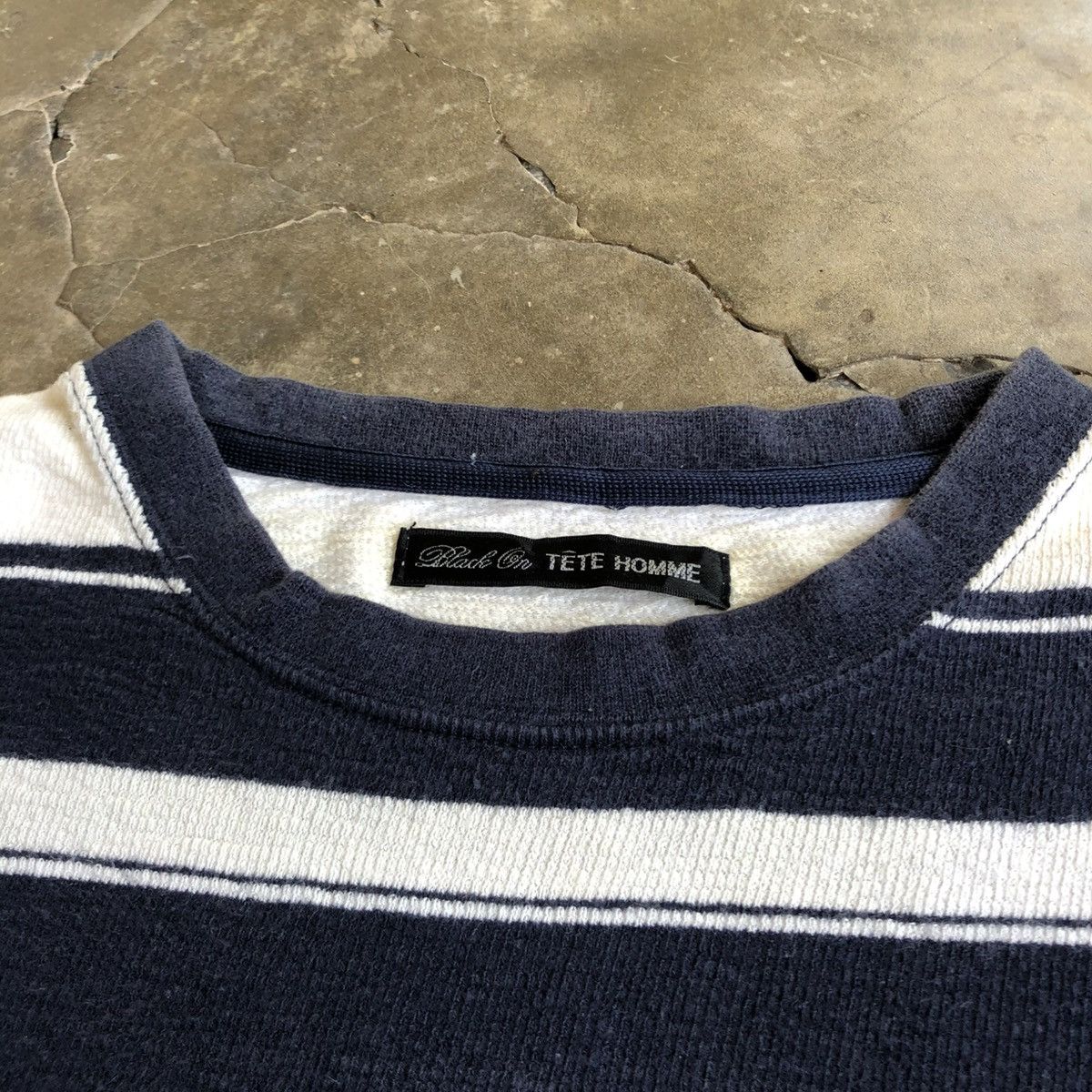Issey Miyake Vintage Tete Homme by Issey Miyake Stripe Longslevee Size US L / EU 52-54 / 3 - 12 Thumbnail
