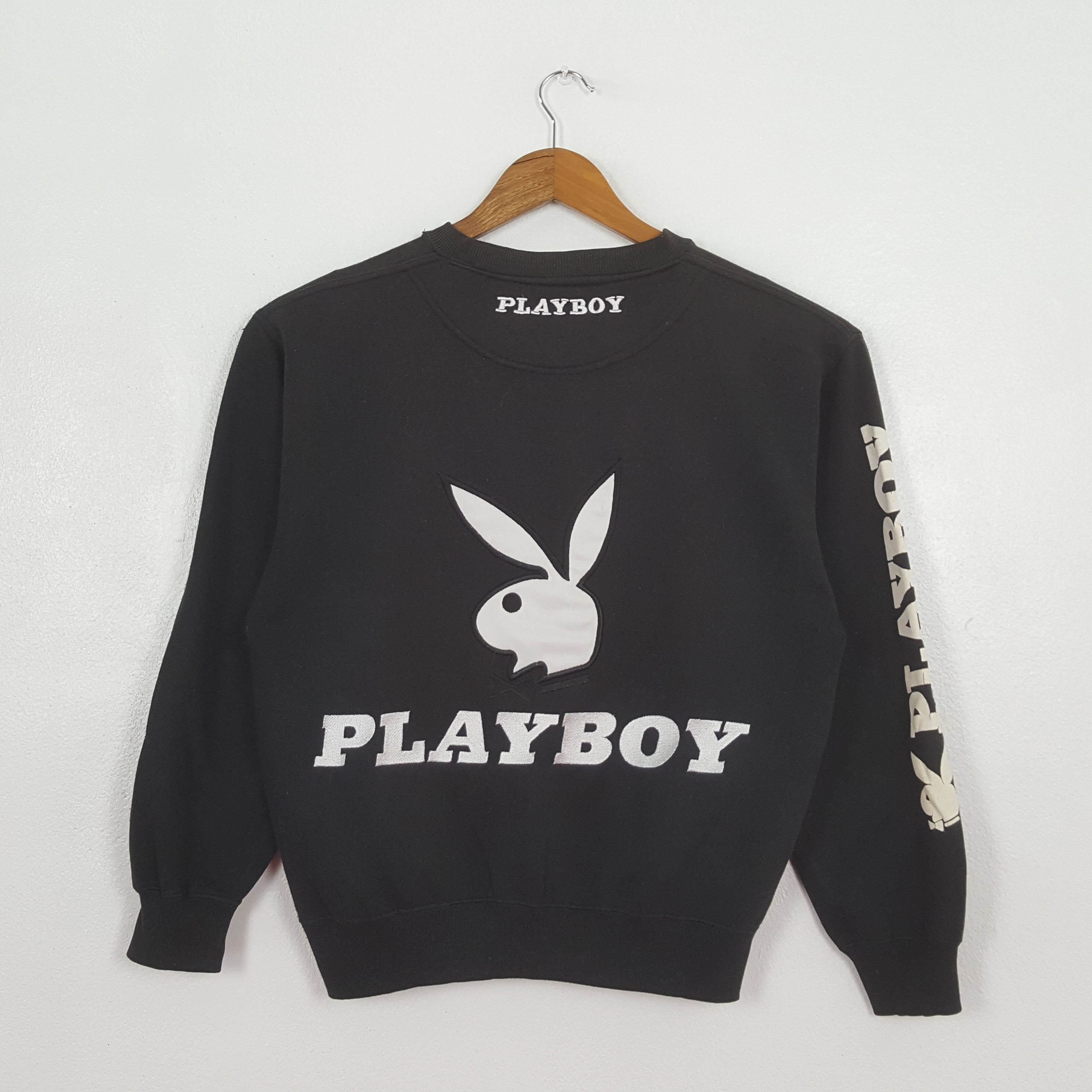 Playboy Vintage Playboy Fashion Brand Streetwear Sweatshirt C313N32 Size US M / EU 48-50 / 2 - 1 Thumbnail