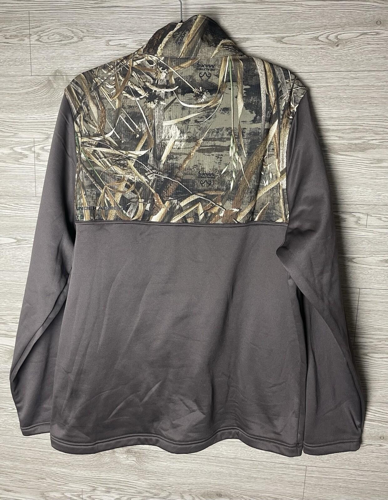 Under Armour Under Armour 1/4 Zip Pullover Shirt Men's L Realtree Size ONE SIZE - 2 Thumbnail