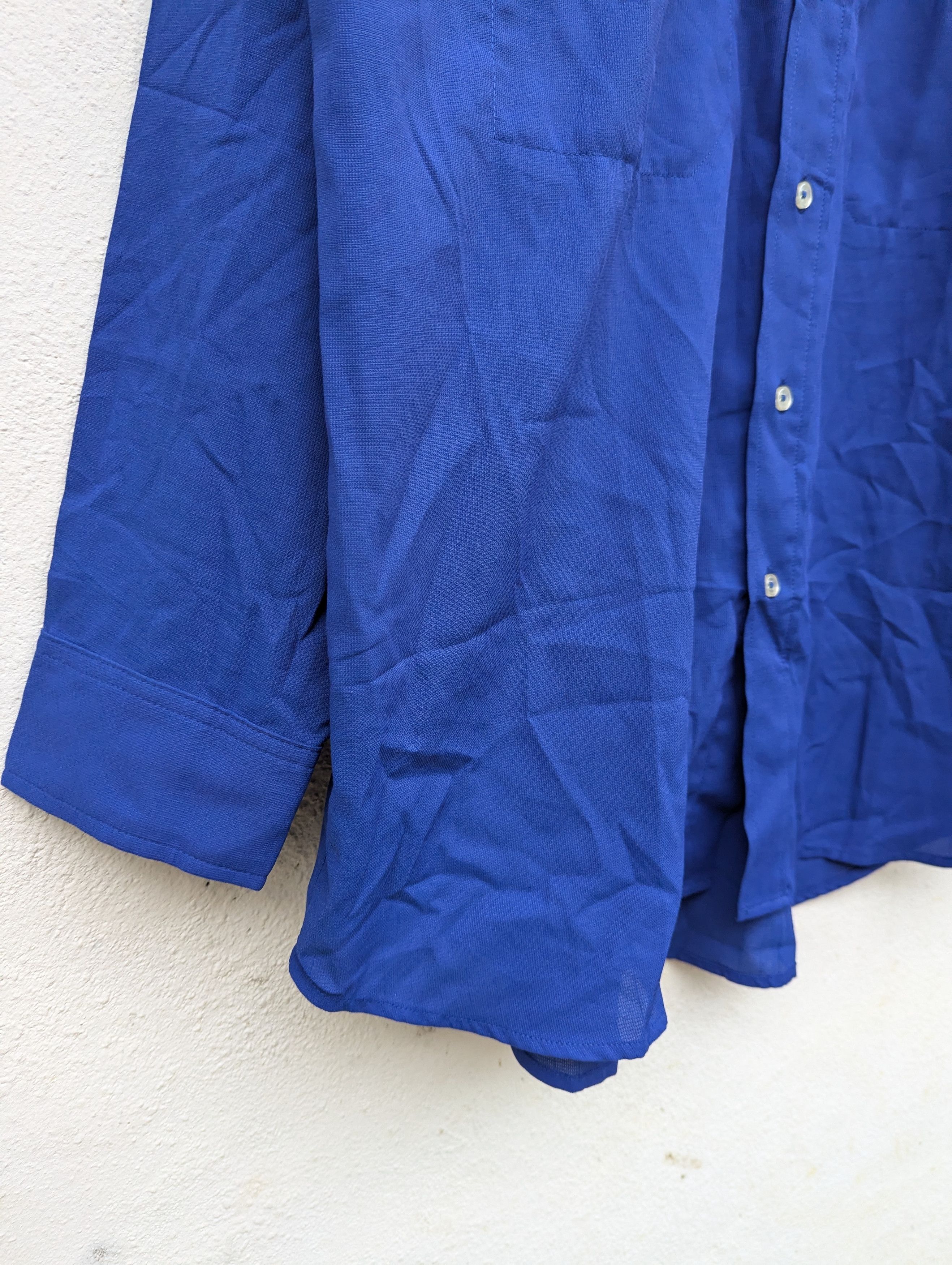 Japanese Brand ENEOS LONG SLEEVE SHIRT BUTTON UP Size US XXL / EU 58 / 5 - 3 Thumbnail