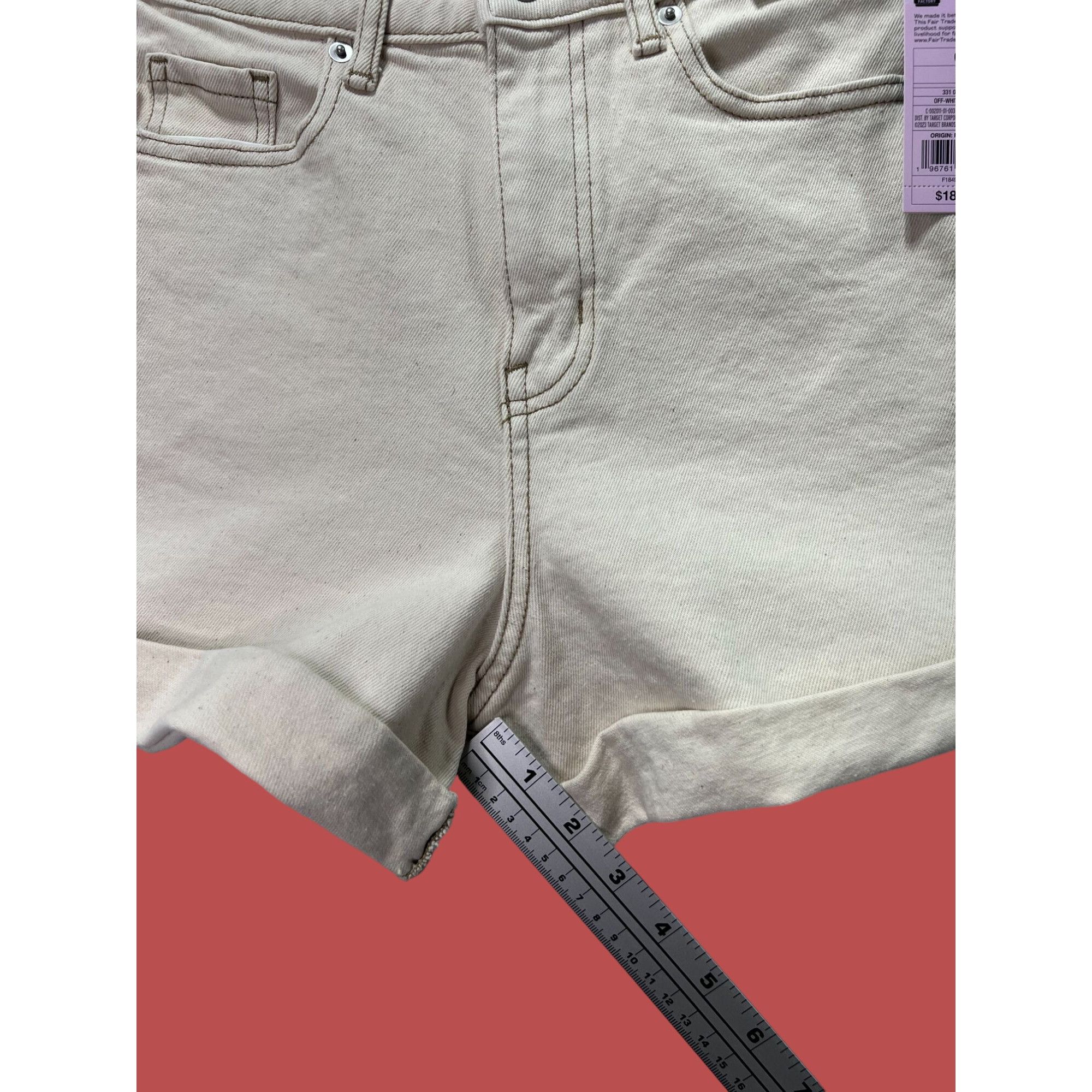 Other Wild Fable - Women's Super-High Rise Curvy Rolled Cuff Jean Size 25" / US 0 / IT 36 - 5 Thumbnail