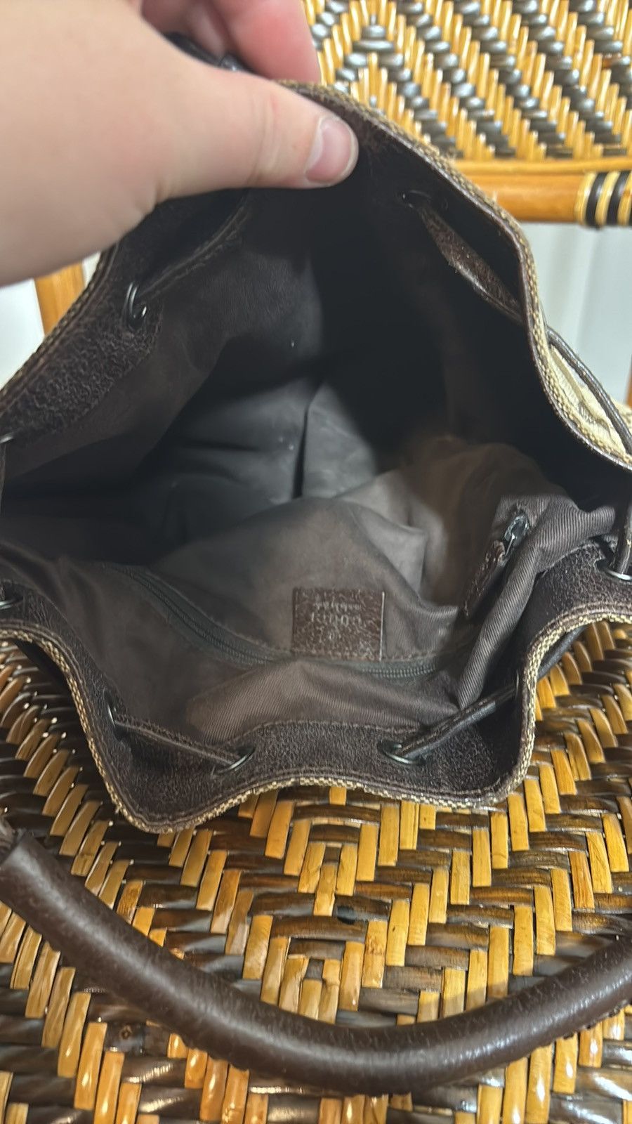 Vintage Gucci GG Monogram Canvas Hobo Bag 115006 Size ONE SIZE - 8 Thumbnail