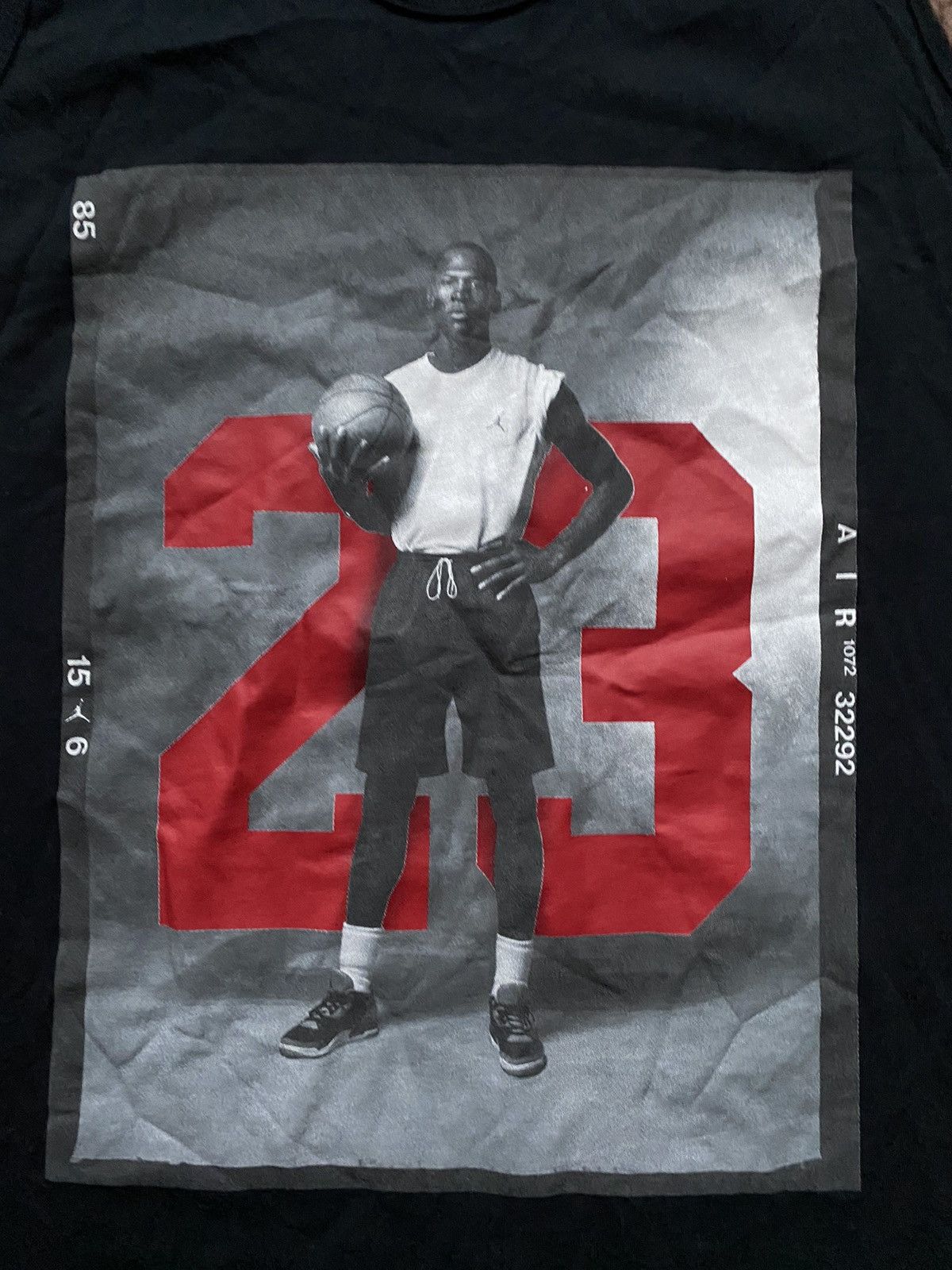 Jordan Brand × NBA × Vintage Vintage Jordan Big Logo NBA Black Rare Jersey Size US M / EU 48-50 / 2 - 2 Thumbnail