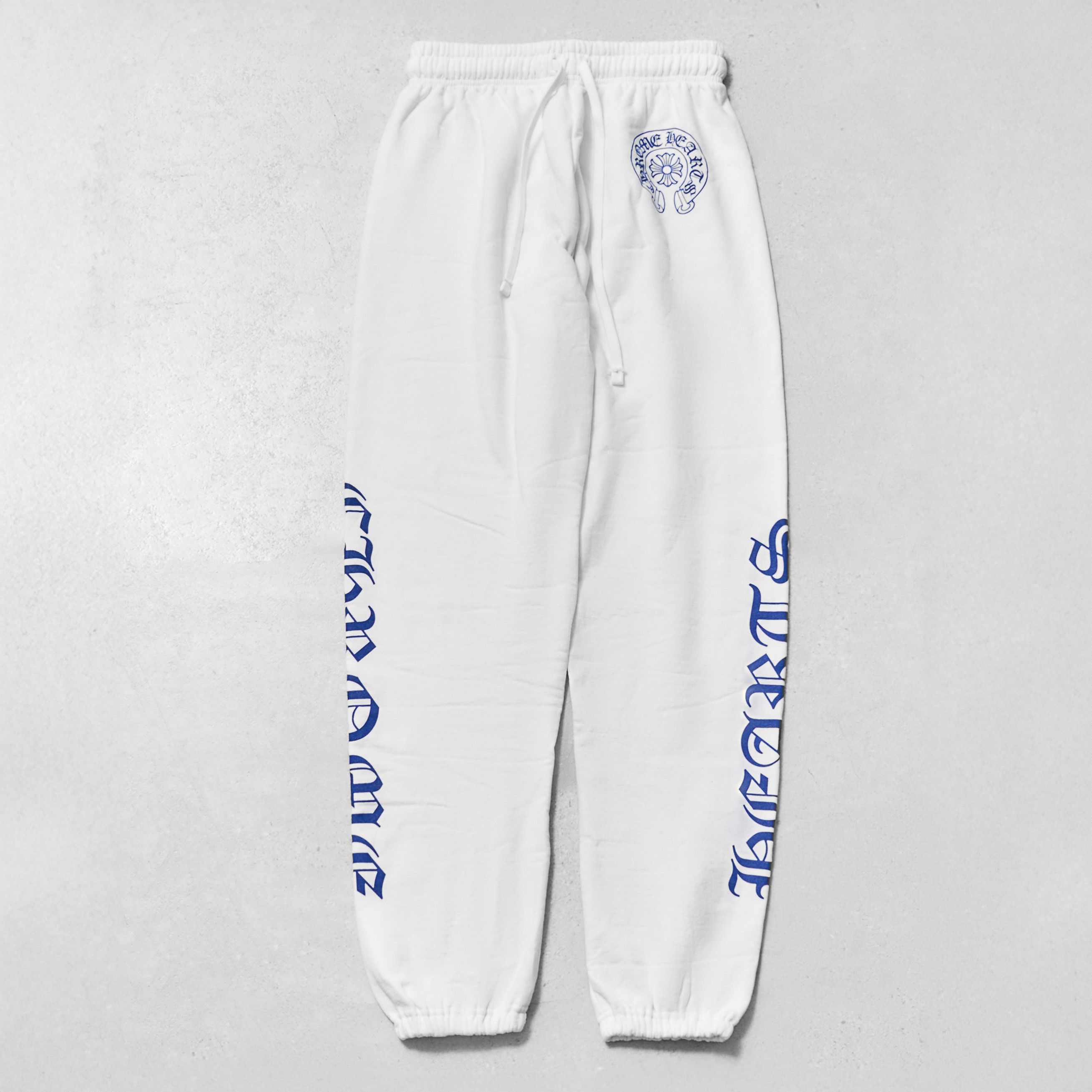 Chrome Hearts CHROME HEARTS Horseshoe Blue Print Sweatpants WHITE Size US M / EU 48-50 / 2 - 3 Thumbnail