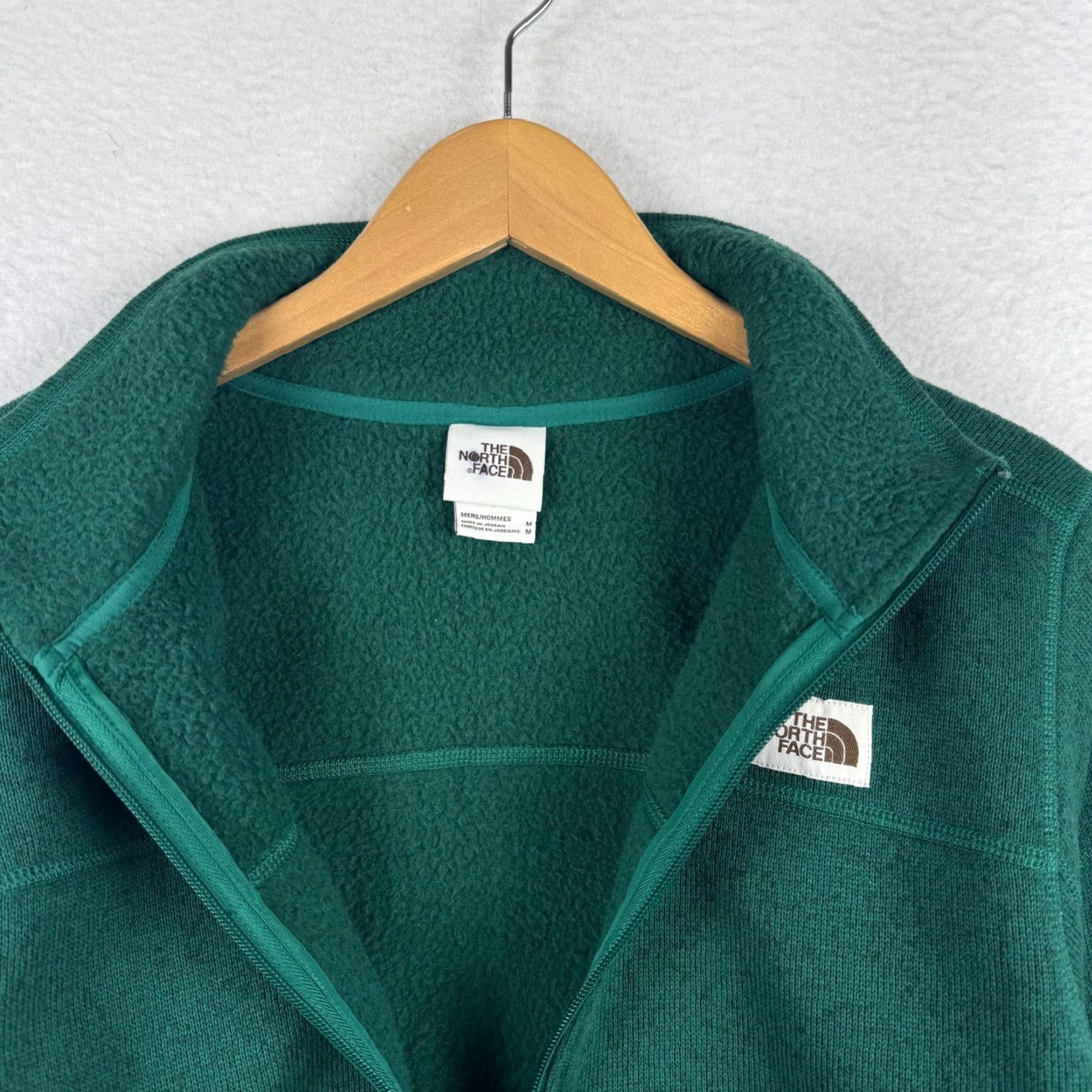 The North Face NEW The North Face Mens Medium Green Gordon Lyons 1/4 Zip Sweater Fleece Size US M / EU 48-50 / 2 - 6 Thumbnail