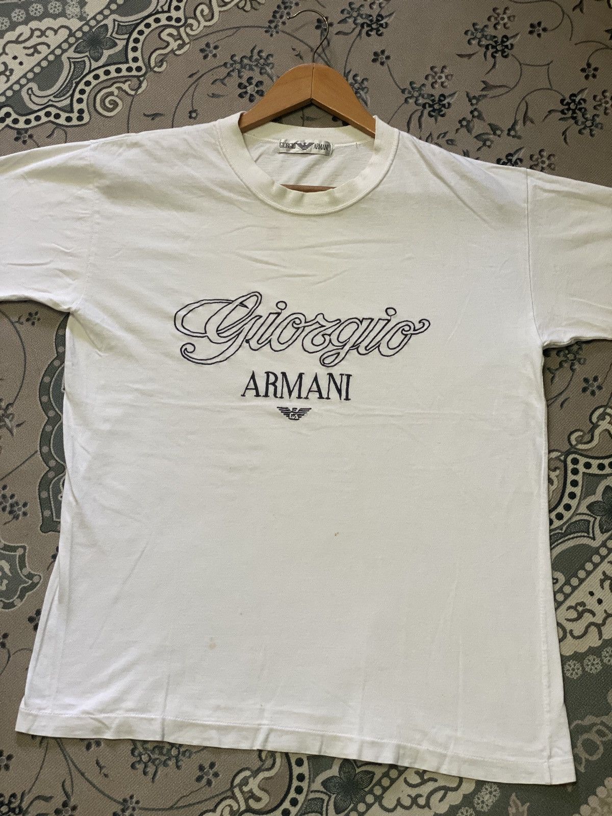 Armani Exchange × Vintage ‼️RARE‼️VINTAGE GIORGIO ARMANI 90S SHIRT TEE🔥 Size US M / EU 48-50 / 2 - 4 Thumbnail