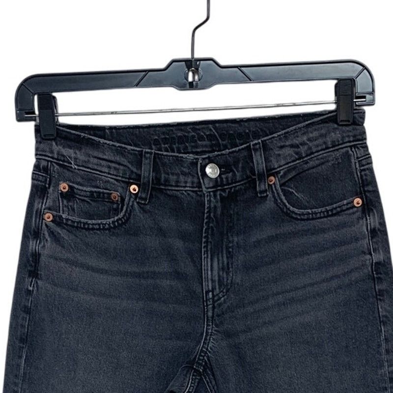 American Eagle Outfitters New American Eagle Womens 4 Relaxed Straight Denim Jeans Size 27" / US 4 / IT 40 - 2 Thumbnail