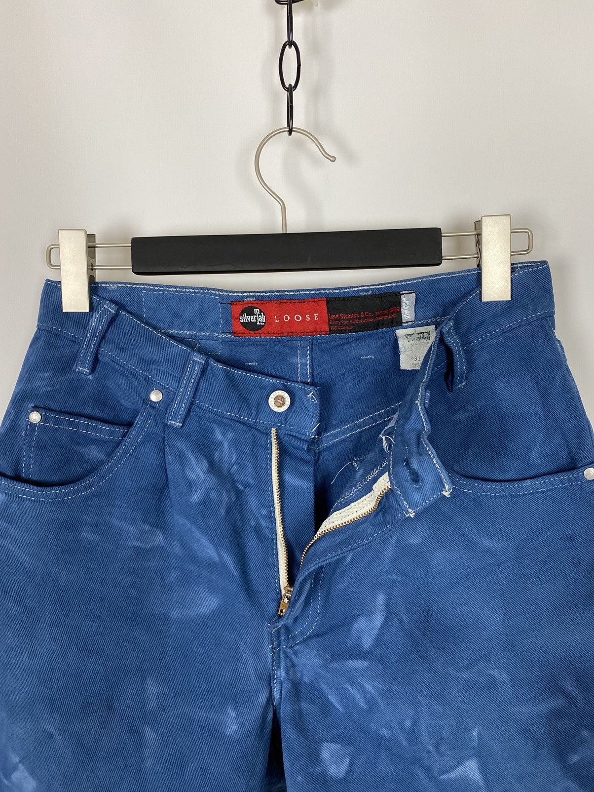 1990’s Vintage Levi’s Silver Tab Bleached Denim Shorts W31
