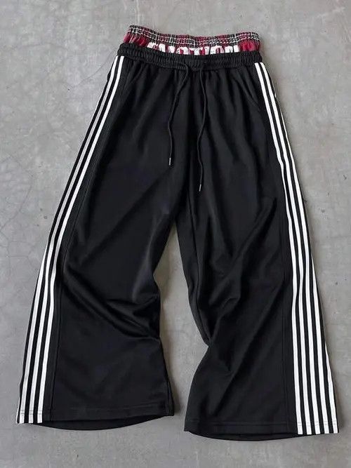 Other Stripe Double drawstring Sweatpants Flared Size US 30 / EU 46 - 1 Thumbnail