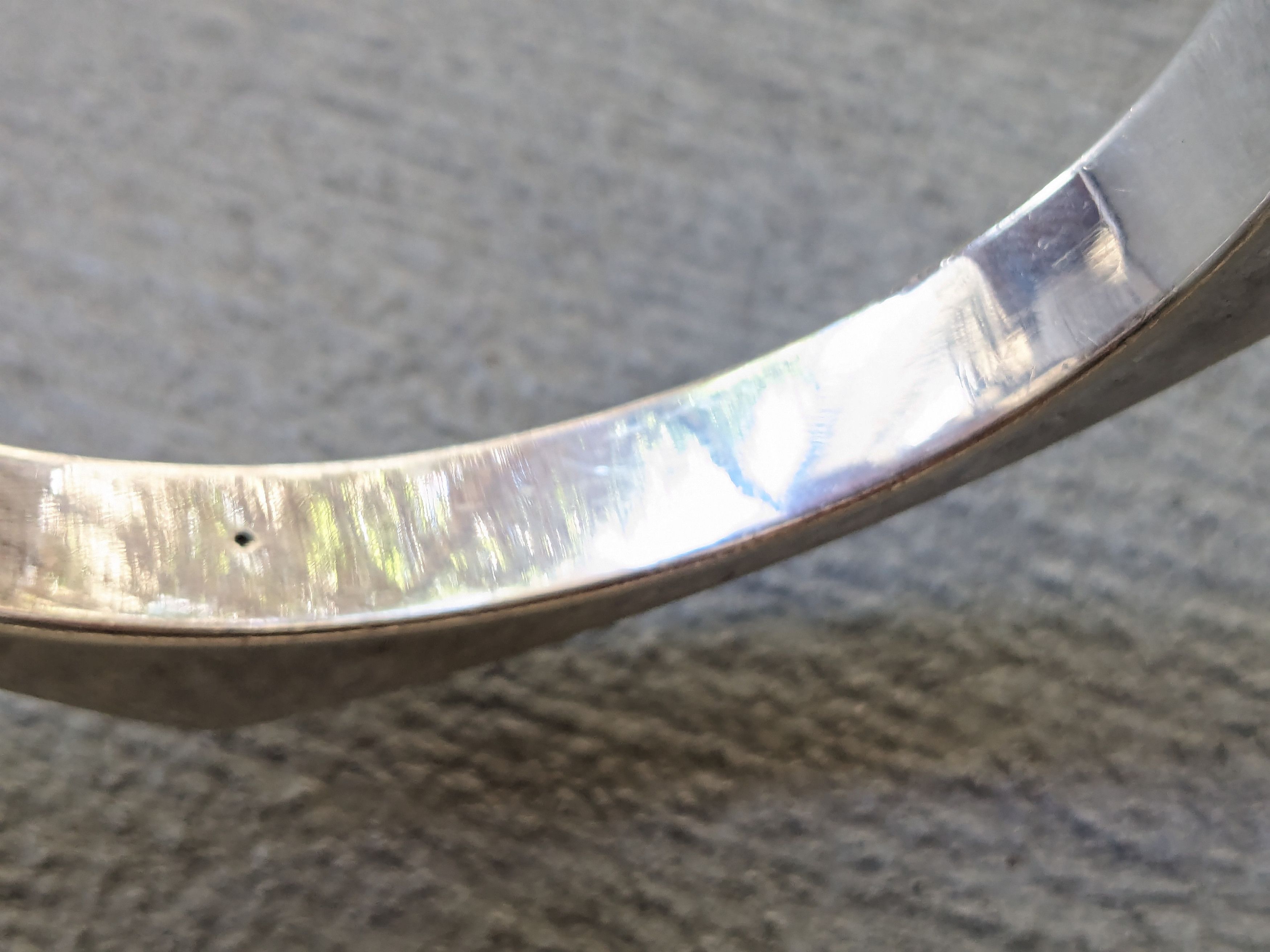 Gucci × Tom Ford × Vintage Gucci Sterling Silver Bracelet Modern Industrial 7.25 Bangle Size ONE SIZE - 8 Thumbnail