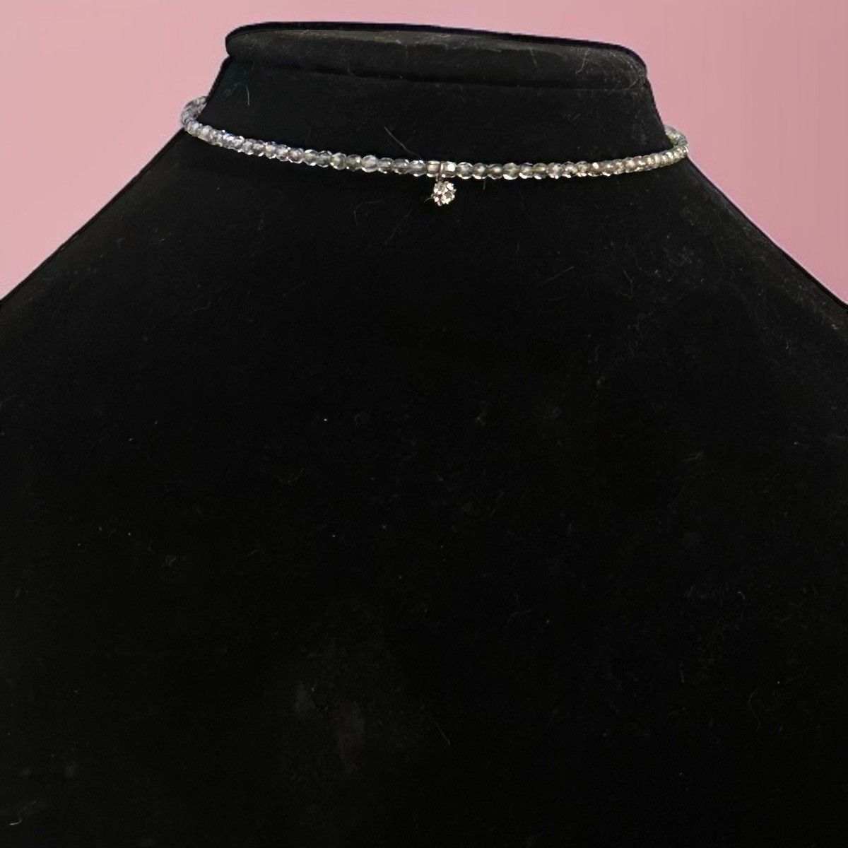 Other Crystal bead wire choker necklace Size ONE SIZE - 1 Thumbnail