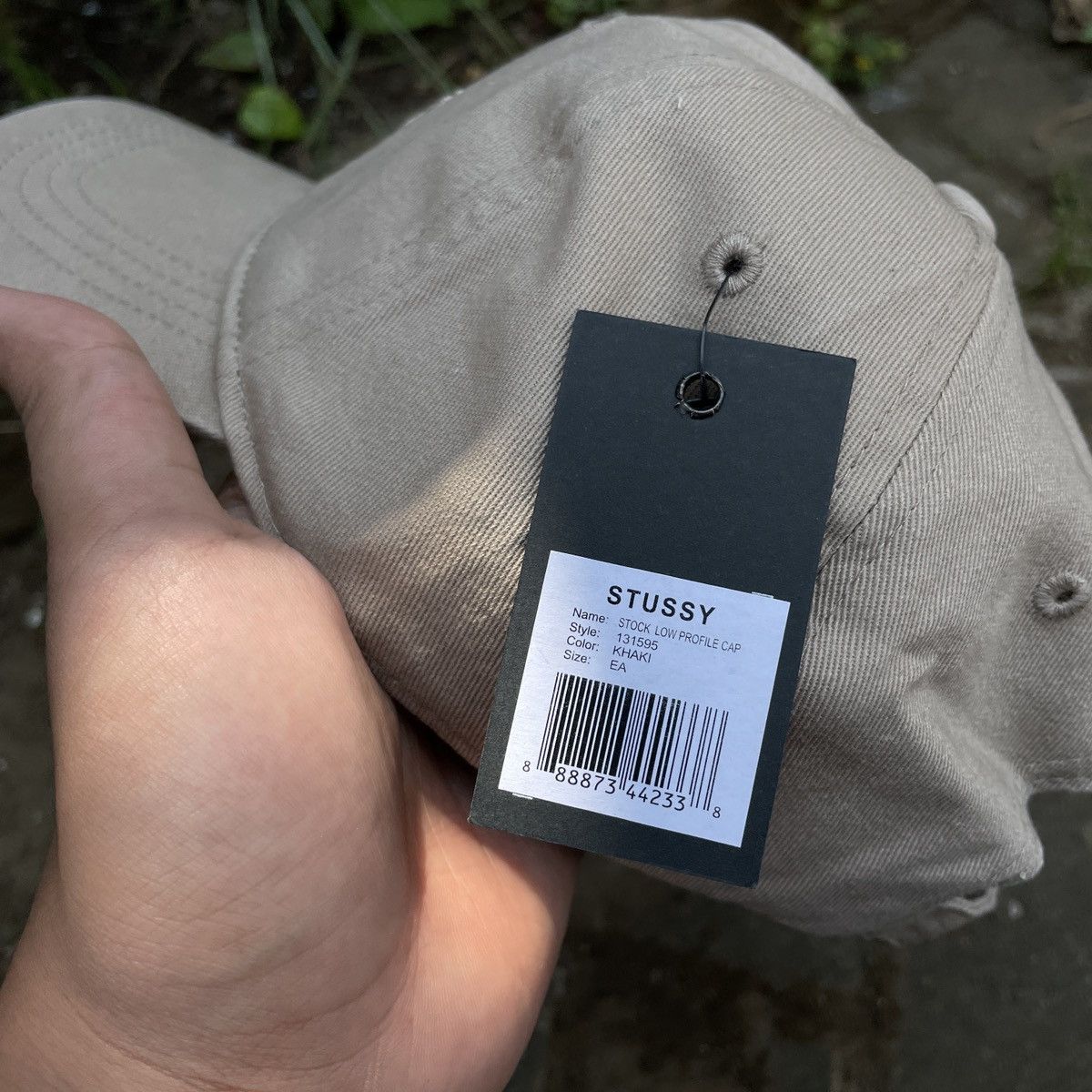 Stussy × Vintage STUSSY CAP LOW PROFILE CAP // KHAKI Size ONE SIZE - 3 Thumbnail